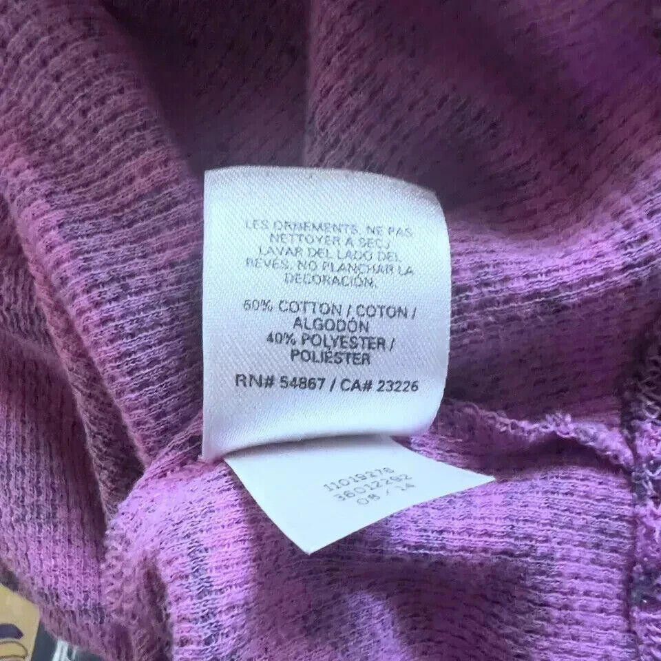 Designer PINK Victoria's Secret Sleepwear Thermal Shirt Women Medium Size ONE SIZE - 4 Thumbnail