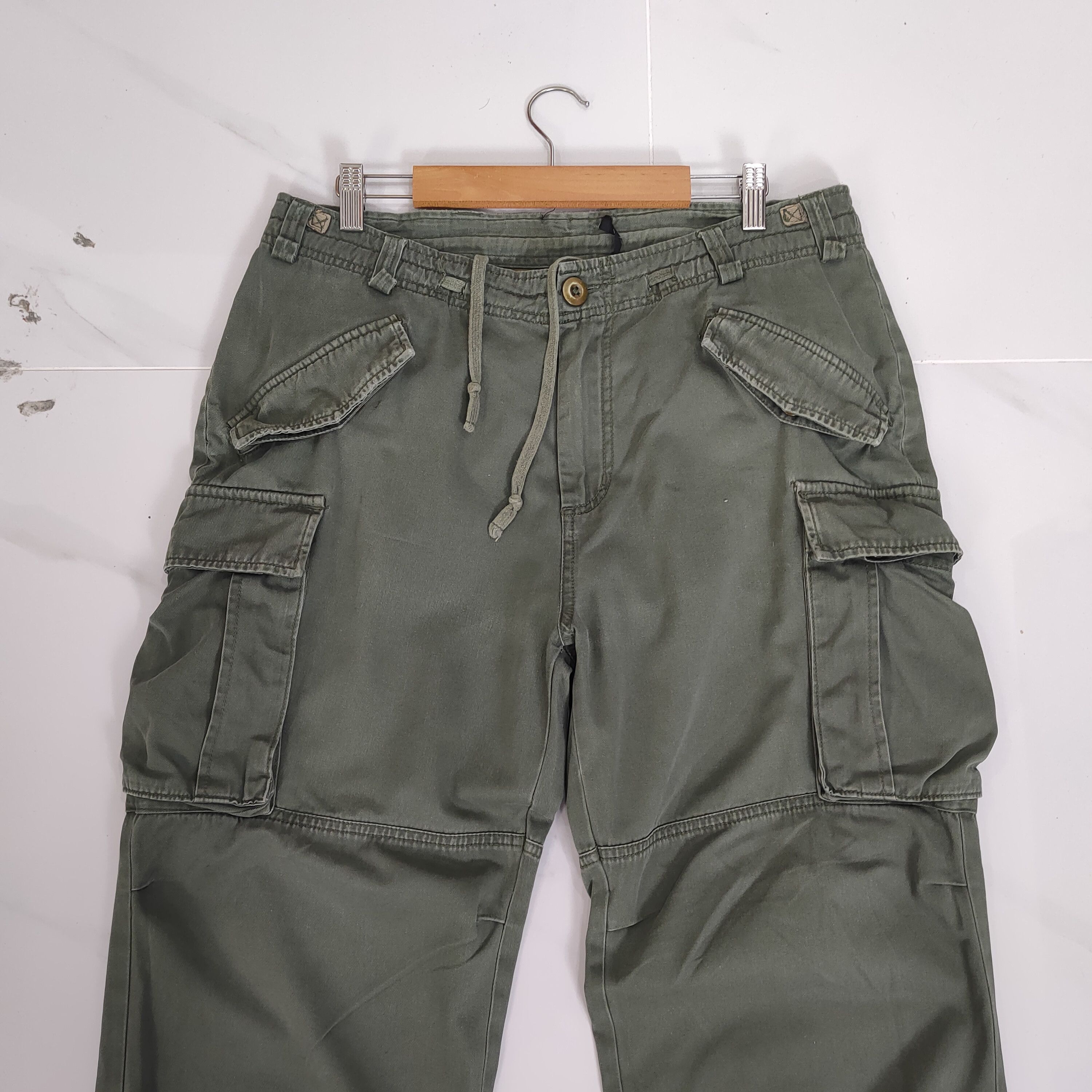 Japanese Brand VINTAGE JAPANESE BONDAGE CARGO PANTS Size US 34 / EU 50 - 2 Thumbnail