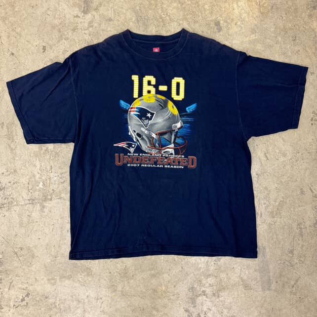 Vintage Vintage New England Patriots Perfect Season Tee 16-0 Size US XXL / EU 58 / 5 - 1 Thumbnail