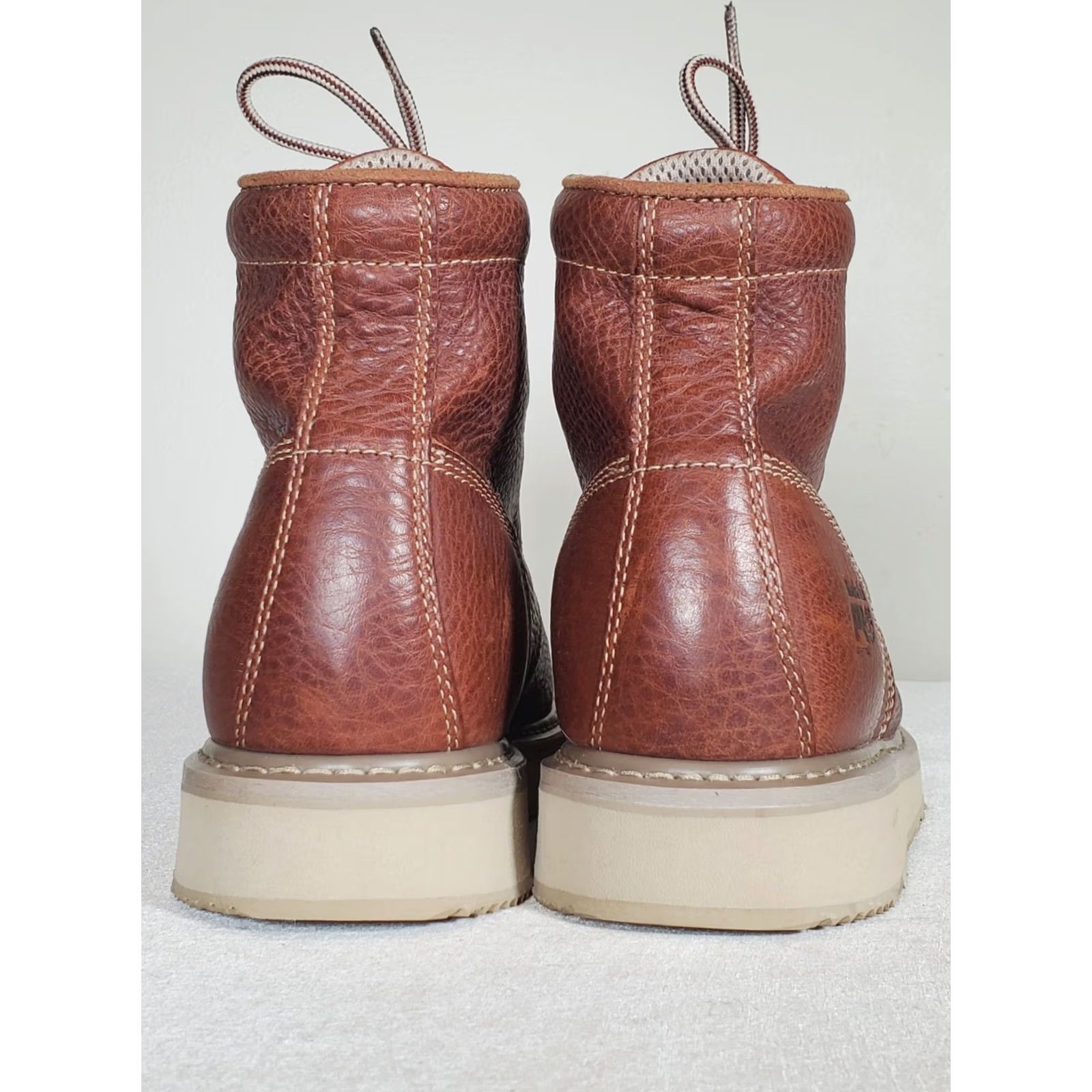 Timberland Timberland PRO Barstow 6" Moc Soft-Toe Wedge Work Boots Brown Leather Men's US 11 M Size US 11 / EU 44 - 7 Thumbnail