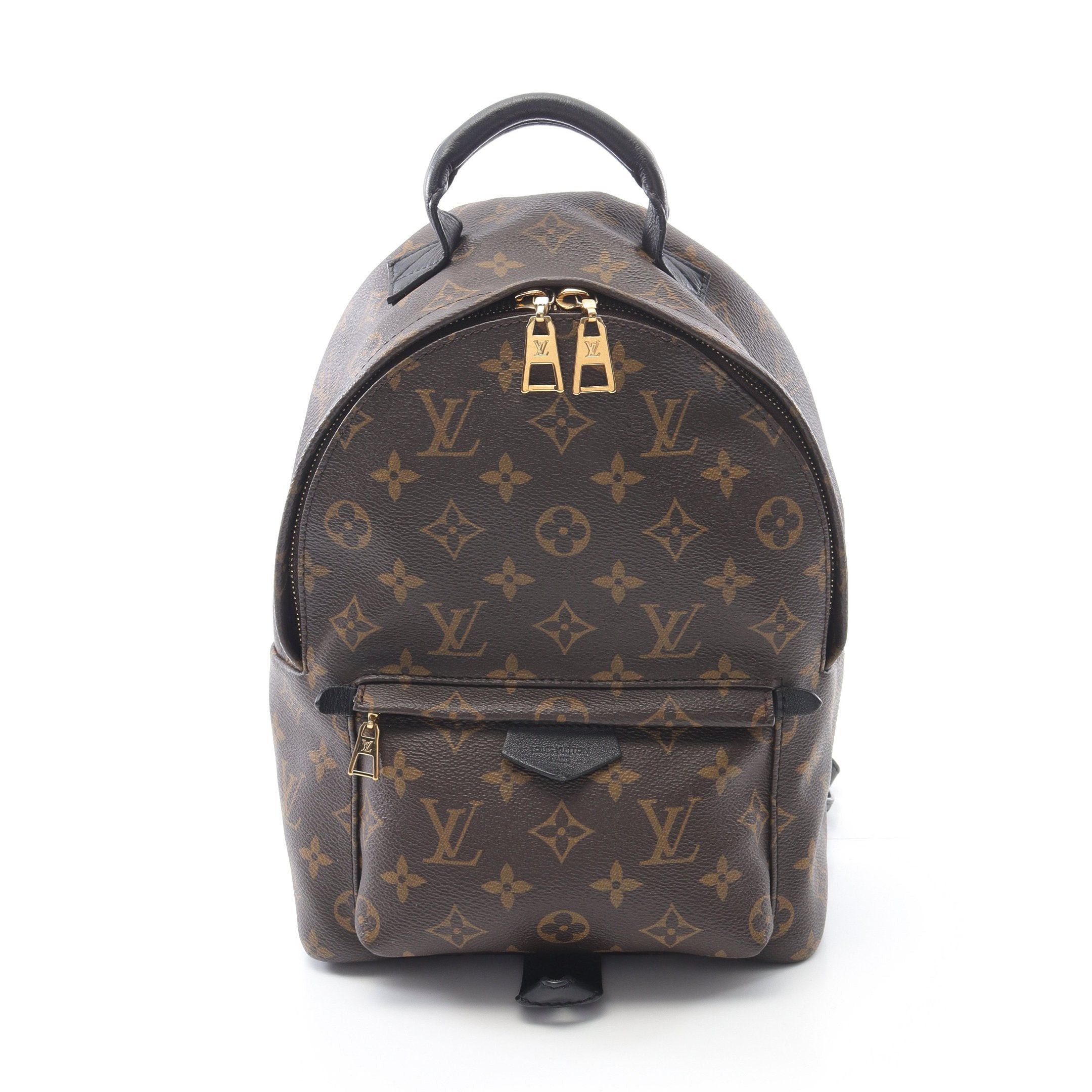 Louis Vuitton Louis Vuitton Palm Springs Pm Monogram Backpack Rucksack Leather Brown Black Size ONE SIZE - 1 Thumbnail