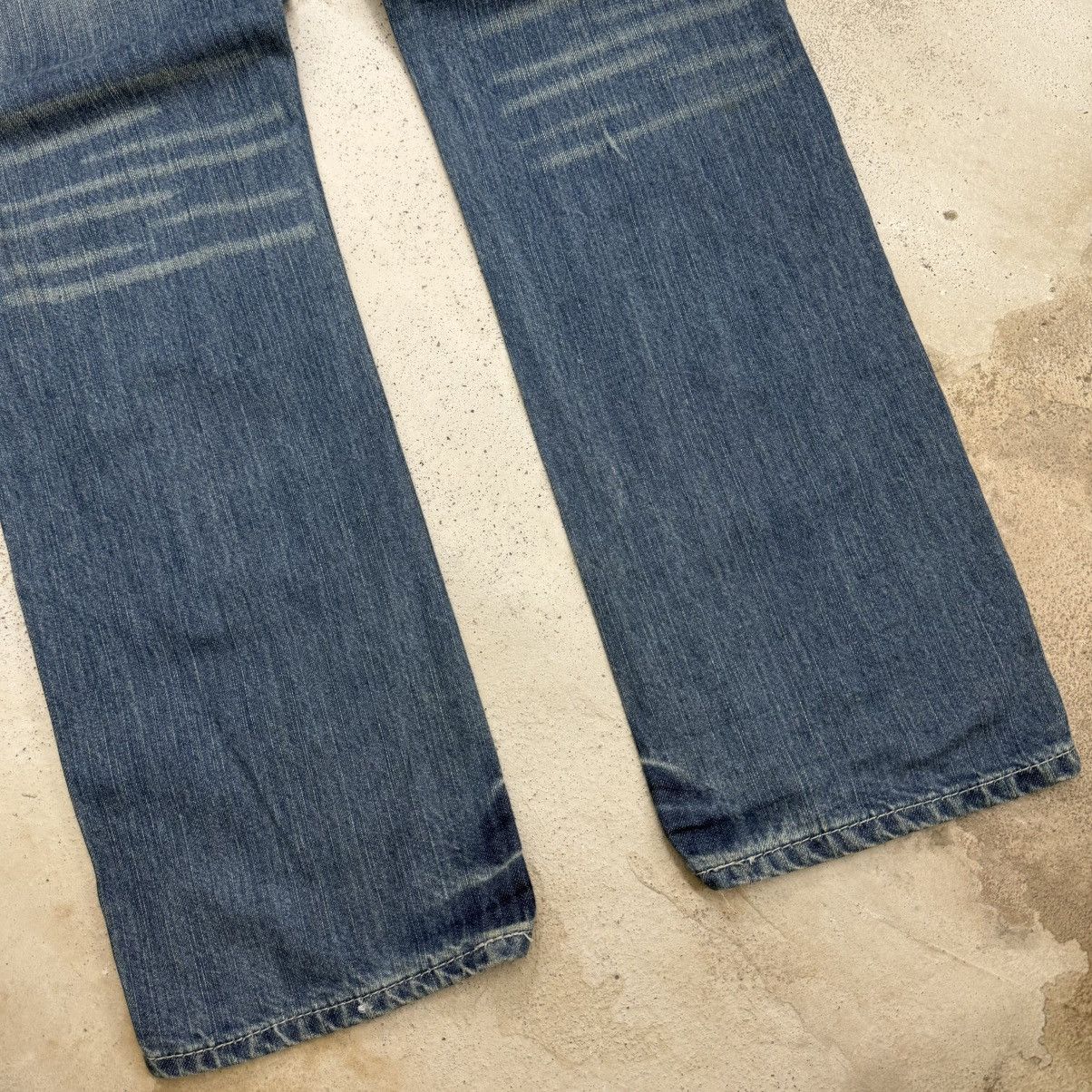 Japanese Brand Vintage Buckle Back Pants Blue Moon Blue Denim Pants Size US 29 - 12 Thumbnail