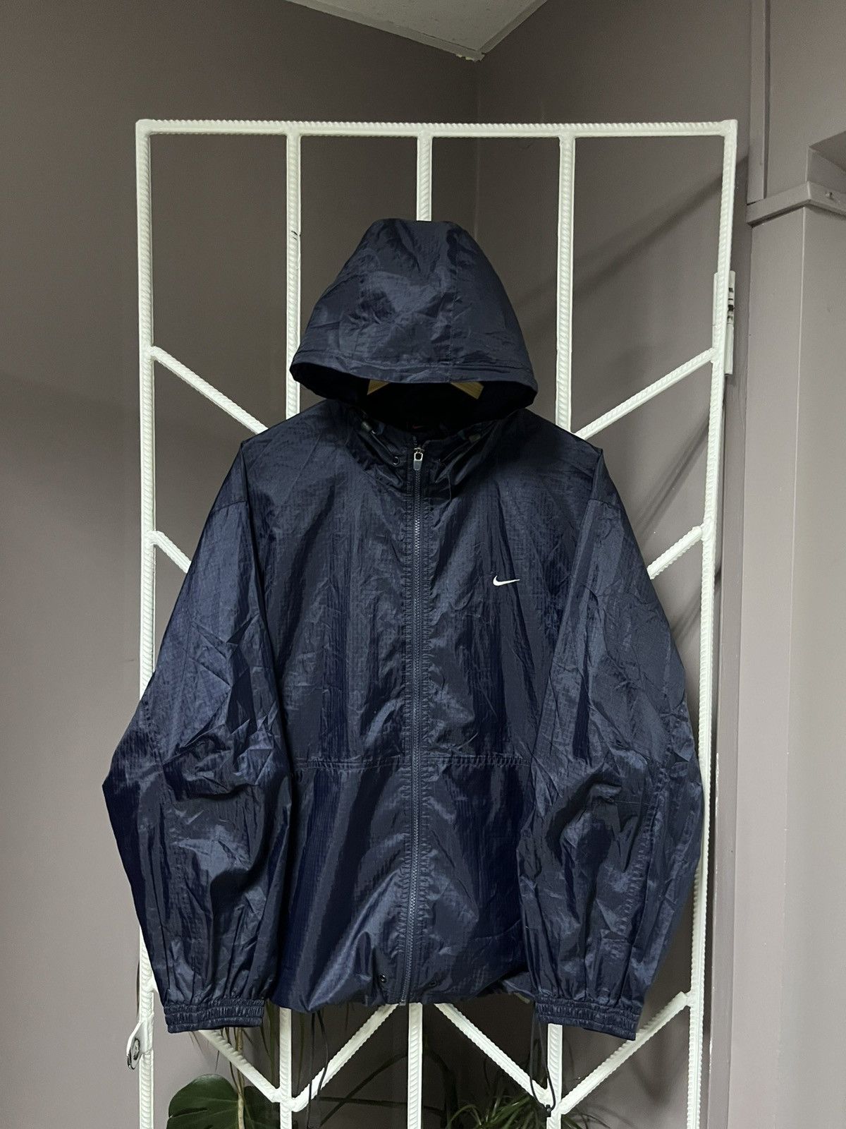 Nike Vintage Nike Nylon Y2K Oversized Jacket Size US L / EU 52-54 / 3 - 3 Thumbnail