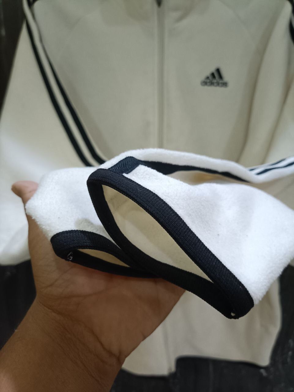 Adidas × Vintage VINTAGE ADIDAS FLEECE JACKET Size US L / EU 52-54 / 3 - 6 Thumbnail