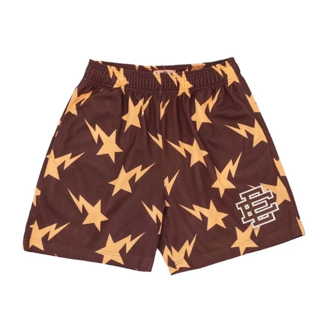 Eric Emanuel EE x Bape Short Brown Yellow Size US 30 / EU 46 - 1 Preview