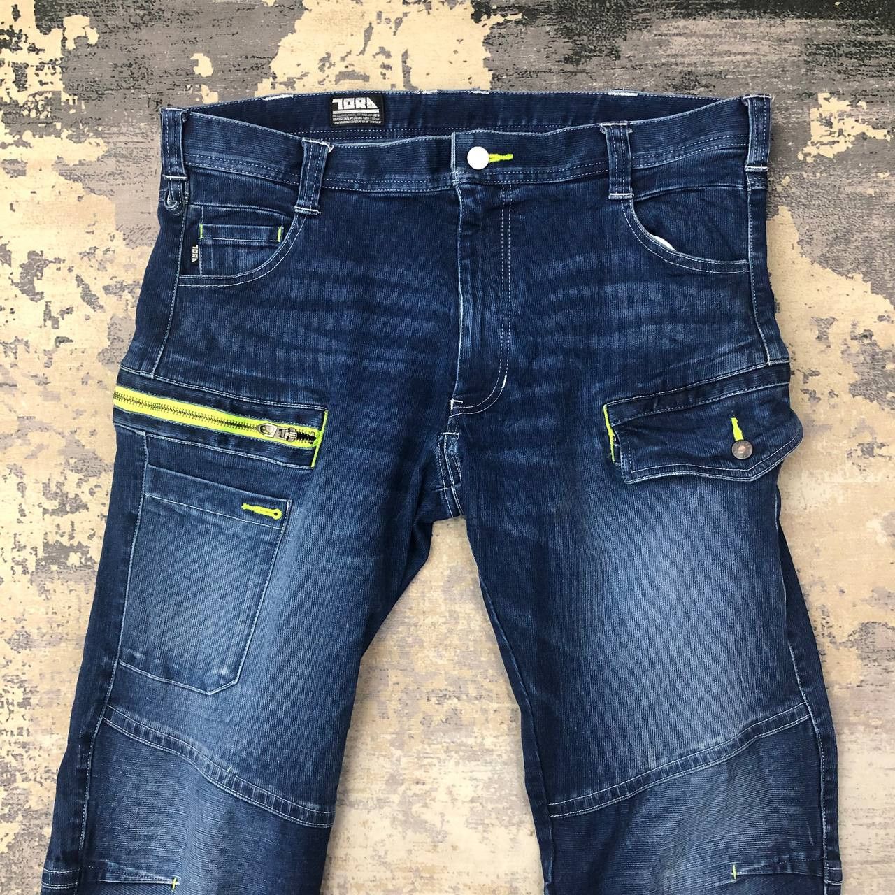 Japanese Brand P818 TORA CARGO SKINNY JEANS Size US 37 - 3 Thumbnail