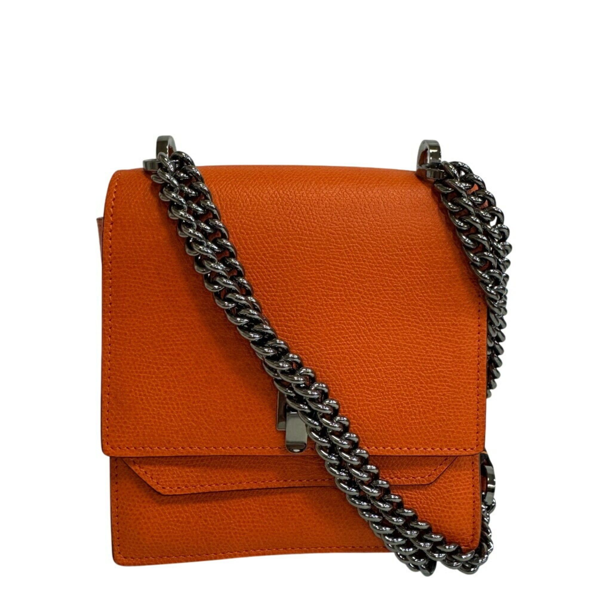 Valextra Valextra Spritzer Small Crossbody Chain Shoulder Bag, Orange, Women's Size ONE SIZE - 1 Thumbnail