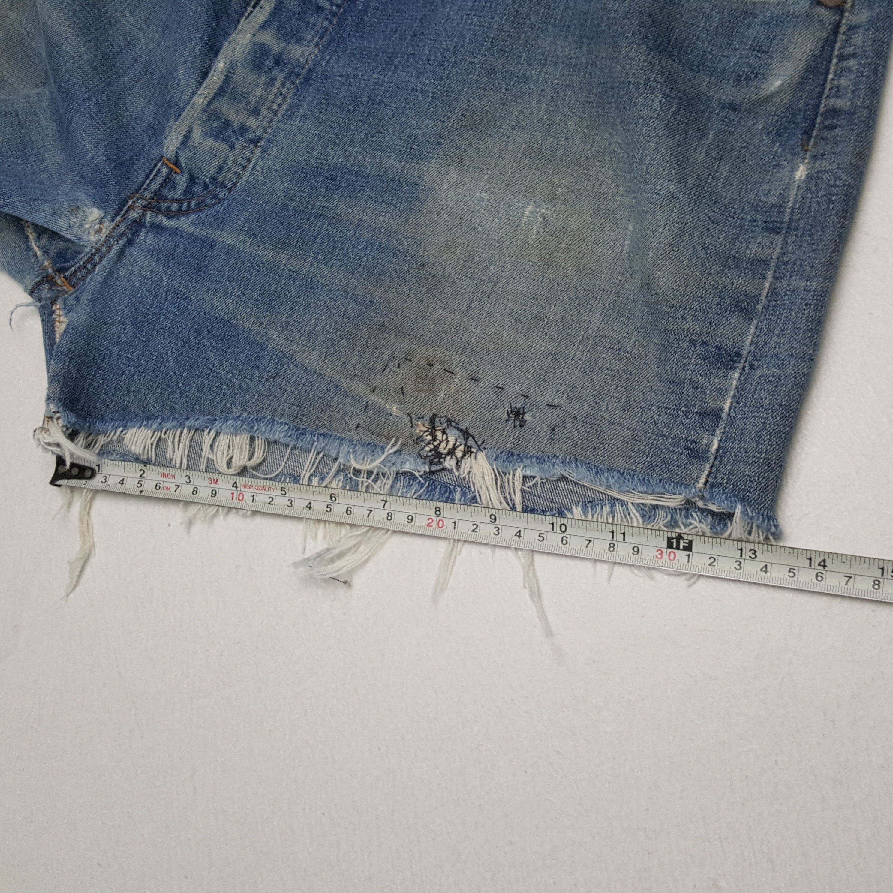 Levi's × Vintage LEVI'S Streetwear Style Short Distressed Jeans Size US 40 / EU 56 - 12 Thumbnail