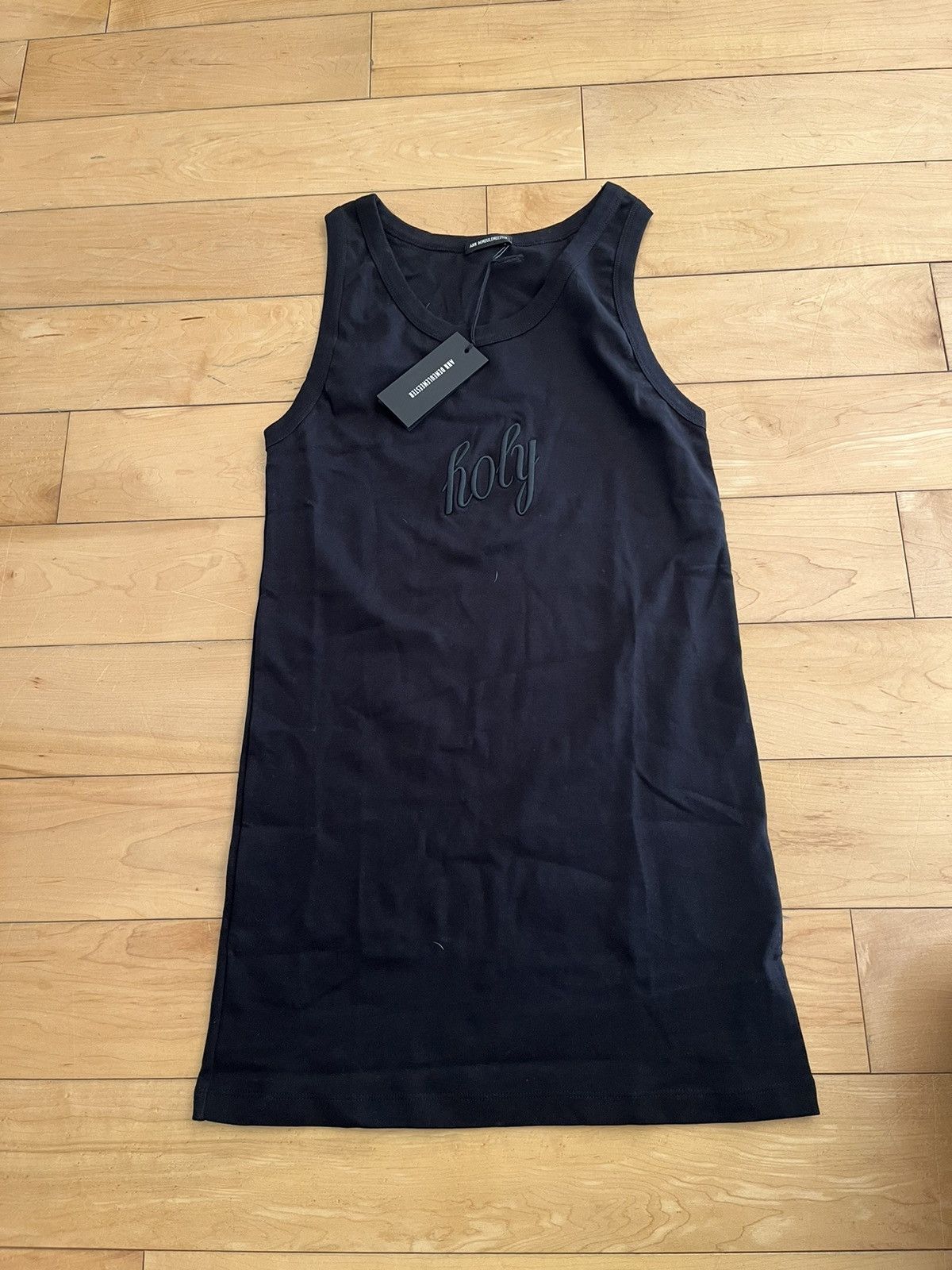 image of NWT - Ann Demeulemeester "holy" Tank Top in Black, Men's (Size XS)