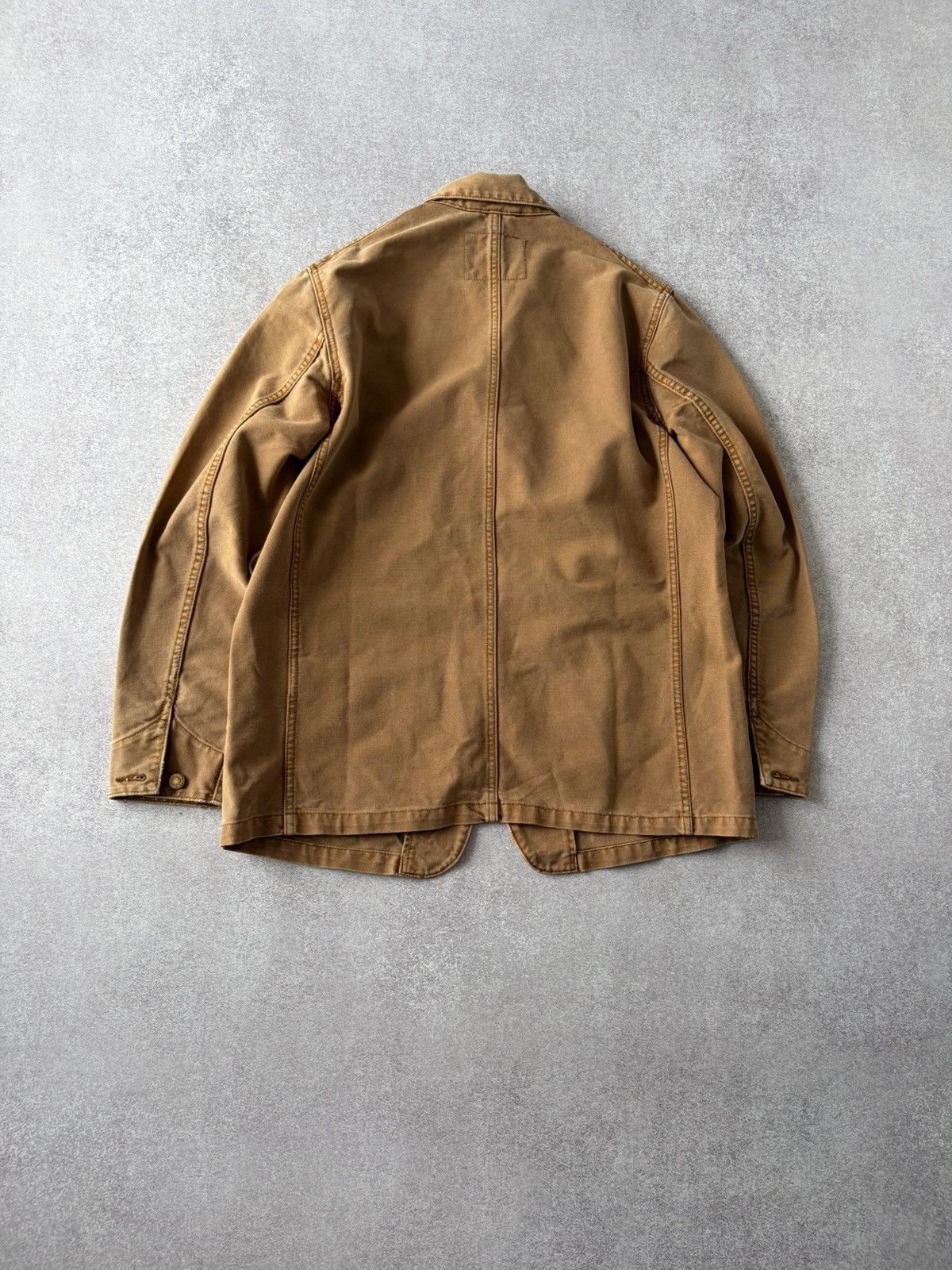 Levi's Levi's Engineers Chore Work Distressed Feded Canvas Jacket Size US L / EU 52-54 / 3 - 18 Thumbnail