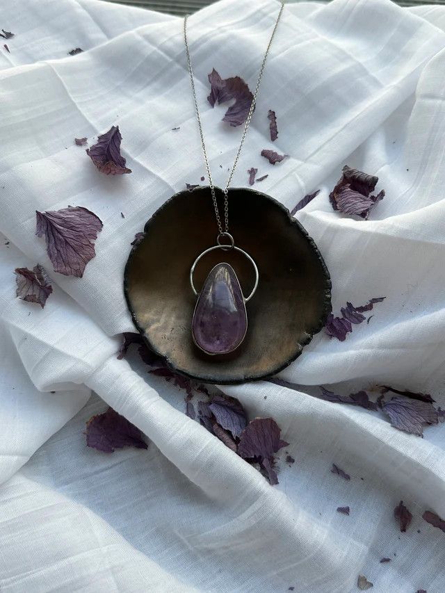 Other "Lavender Veil" – Amethyst Pendant by Laura Řezaninova Size ONE SIZE - 3 Thumbnail