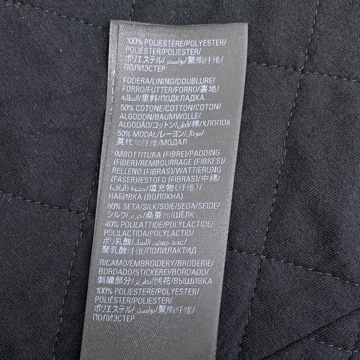 Balenciaga Balenciaga Black Logo Monogram Embroidered Lambswool Jacket Size XXS / US 00 / IT 34 - 7 Thumbnail