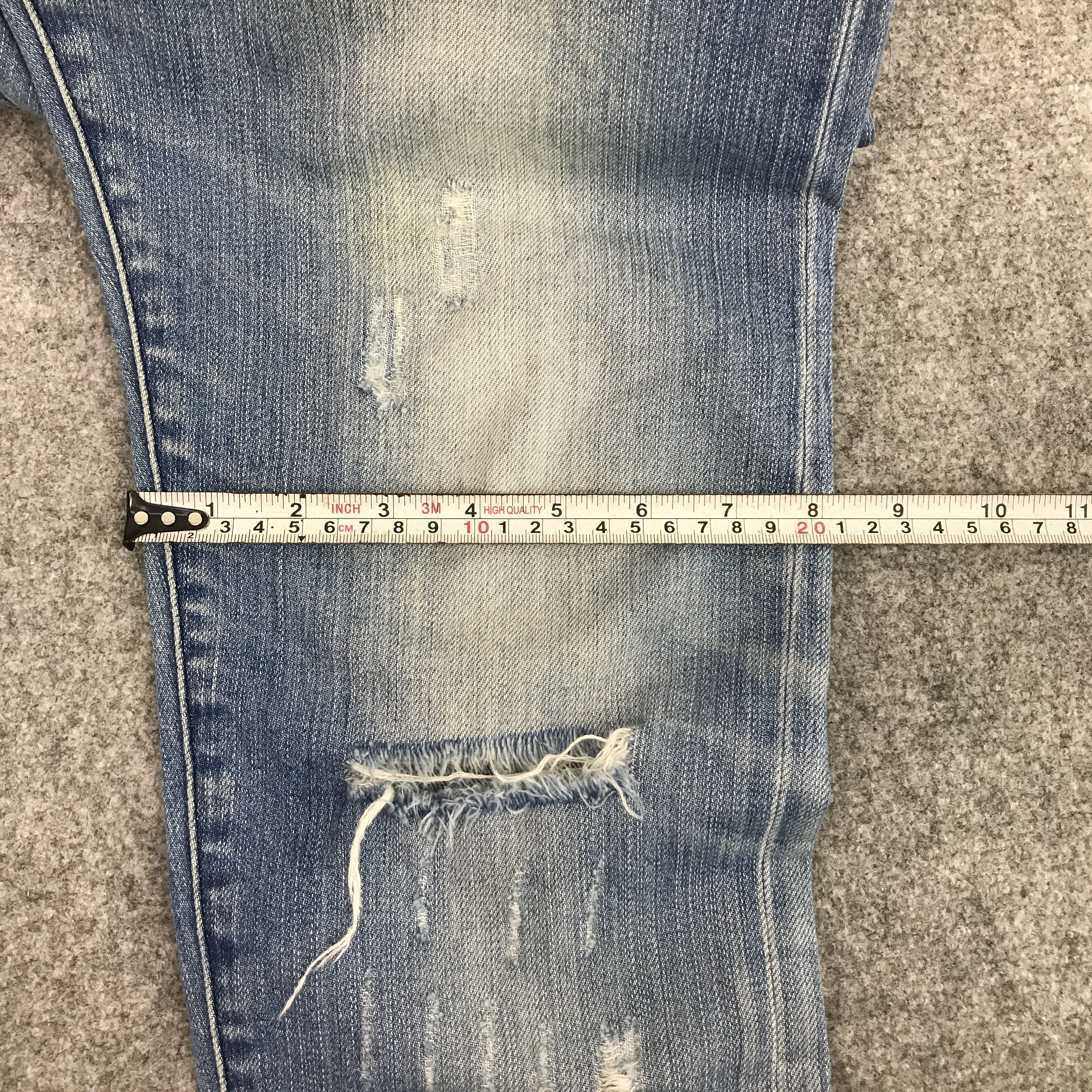 Armani × Giorgio Armani ARMANI JEANS DISTRESSED DESIGN DENIM JEANS Size US 30 / EU 46 - 12 Thumbnail