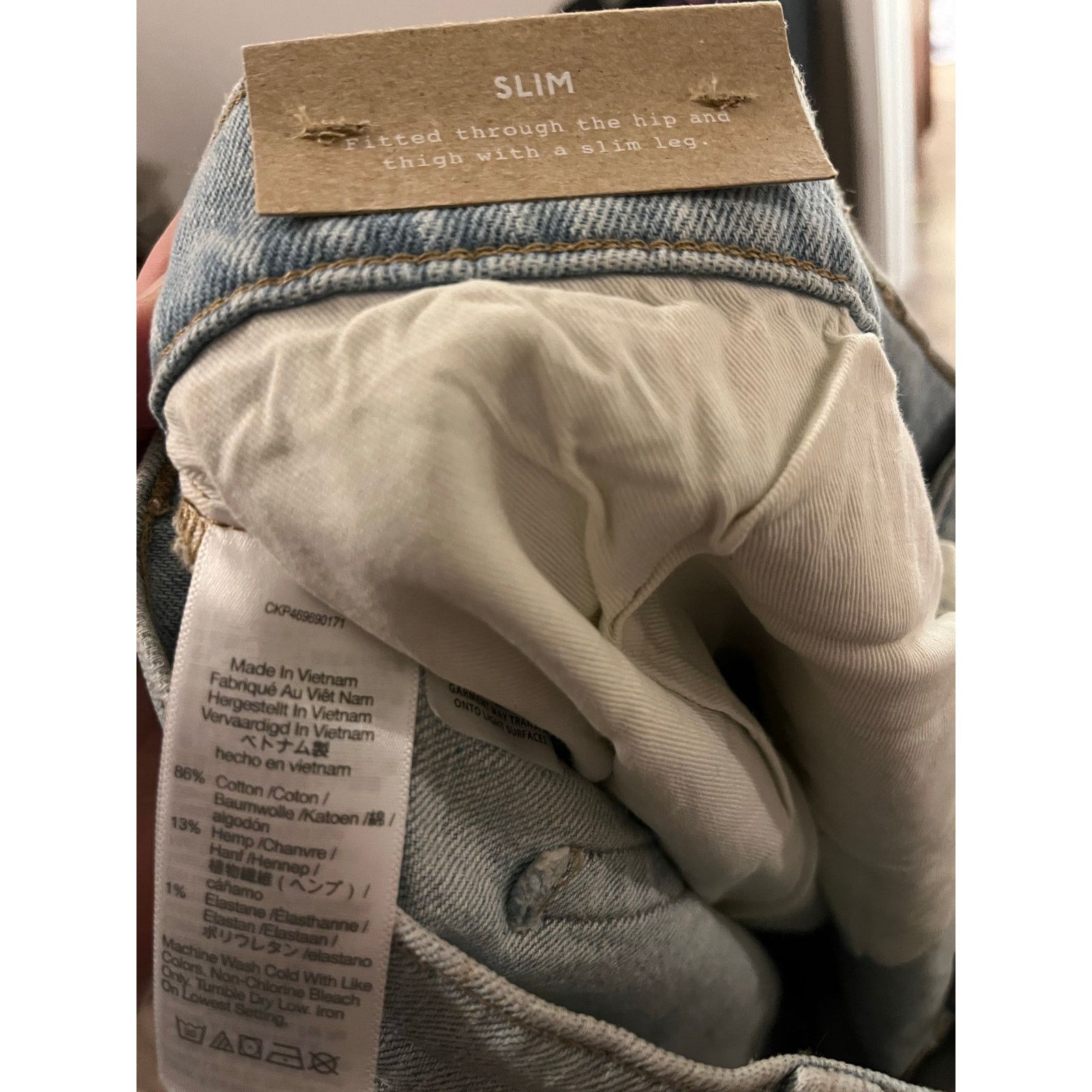Madewell Madewell Slim Jeans in Brantwood Wash size 40x34 Size US 40 / EU 56 - 7 Thumbnail