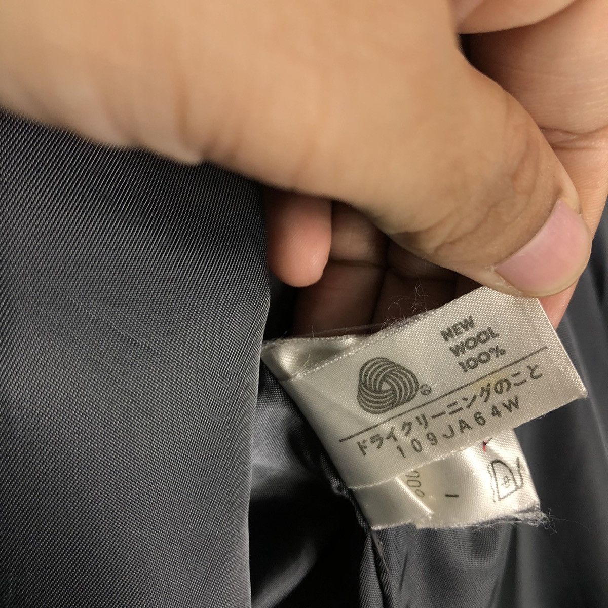 Calvin Klein 🔥Rich Grey Long Jacket Wool Herringbone Calvin Klein Size US M / EU 48-50 / 2 - 20 Thumbnail