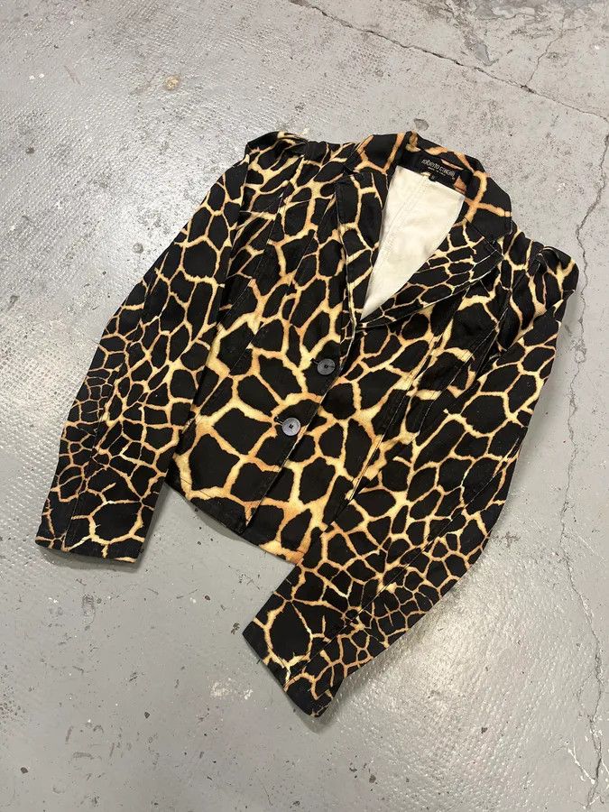 Roberto Cavalli FW2000 Roberto Cavalli Vulcano Seisma Black Blazer Jacket Size S / US 4 / IT 40 - 4 Thumbnail
