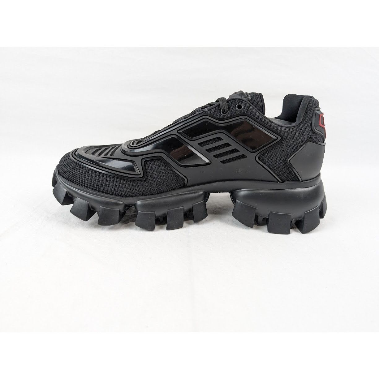 Prada o1rshd1 Rubber Knit Sneakers in Nero 9.5 US Size US 9.5 / EU 42-43 - 8 Thumbnail