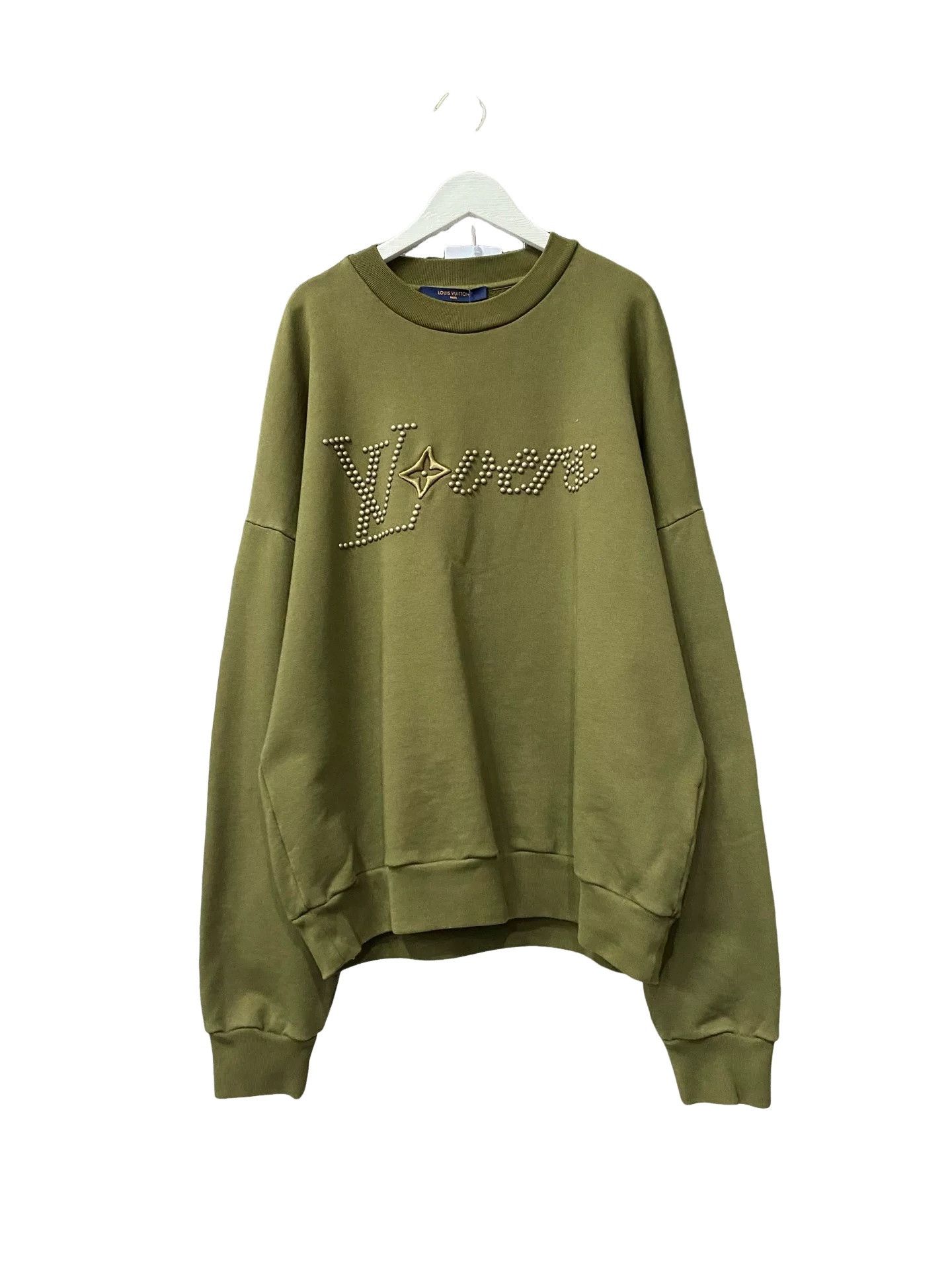 Louis Vuitton Louis Vuitton Pearl Logo Sweatshirt Size M Size US M / EU 48-50 / 2 - 1 Thumbnail