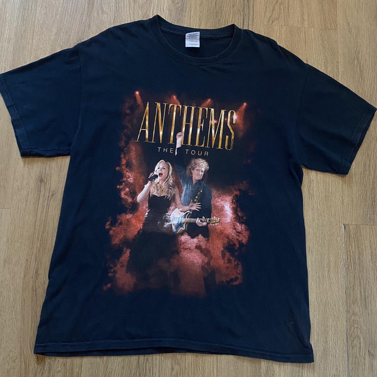 Gildan Black Anthems Kerry Ellis Brian May The Tour T-shirt Size US L / EU 52-54 / 3 - 1 Thumbnail