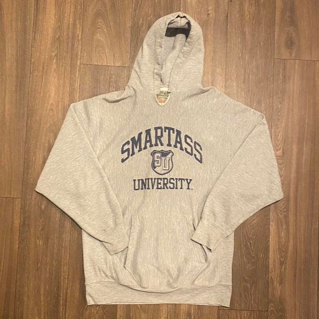 Steve And Barrys Smartass University vtg Hoodie size M(signs of wear) Size US M / EU 48-50 / 2 - 1 Thumbnail