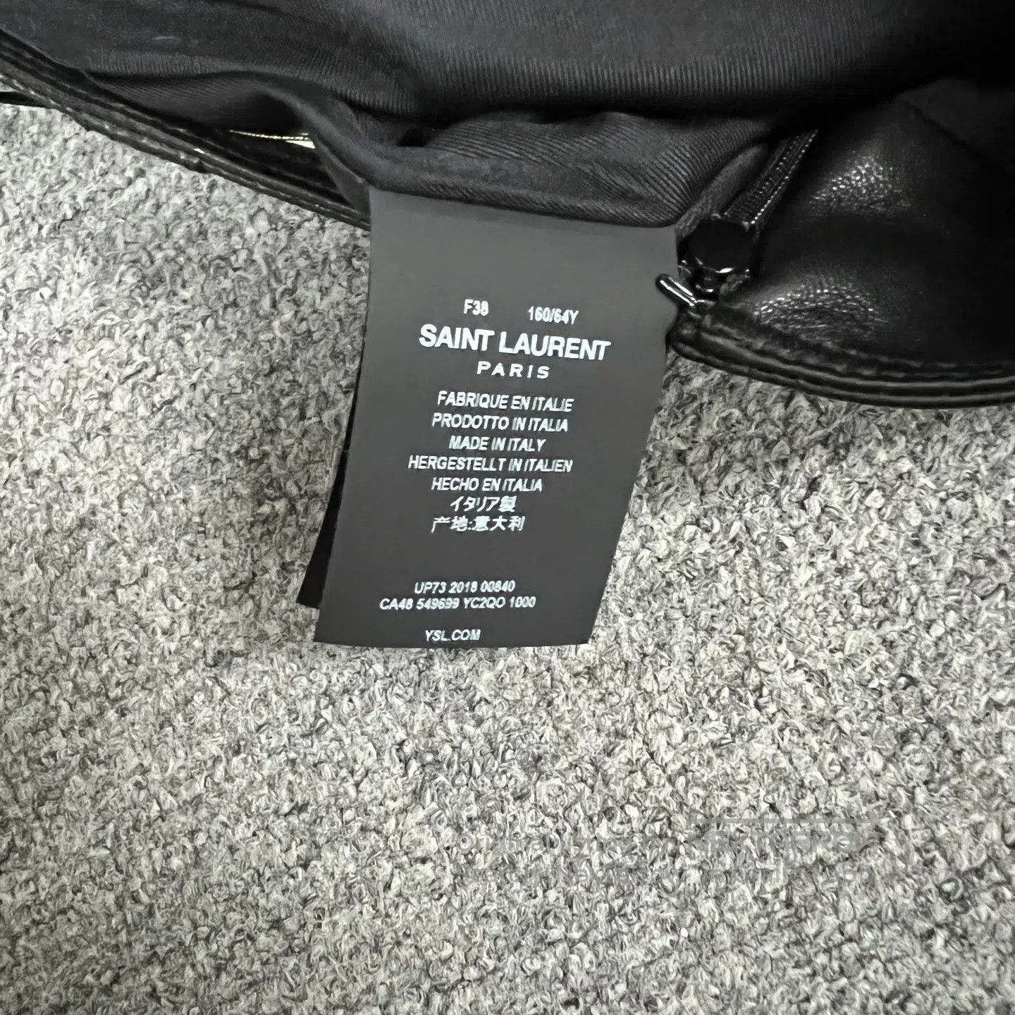 Saint Laurent Paris Saint Laurent Paris size 38 Black skirt, leather skirt, hal Size 28" / US 6 / IT 42 - 5 Thumbnail
