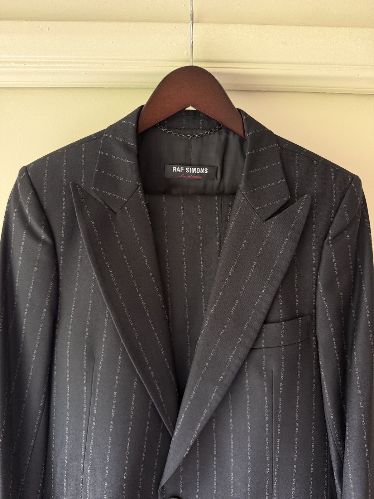 Raf Simons Pinstripe Limited Edition Suit Size 46R - 1 Thumbnail