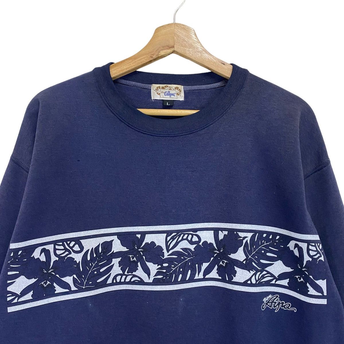 Billabong × Quiksilver Vintage 90s Aipa Surfboards Flora Crewneck Sweatshirt Size US M / EU 48-50 / 2 - 4 Thumbnail