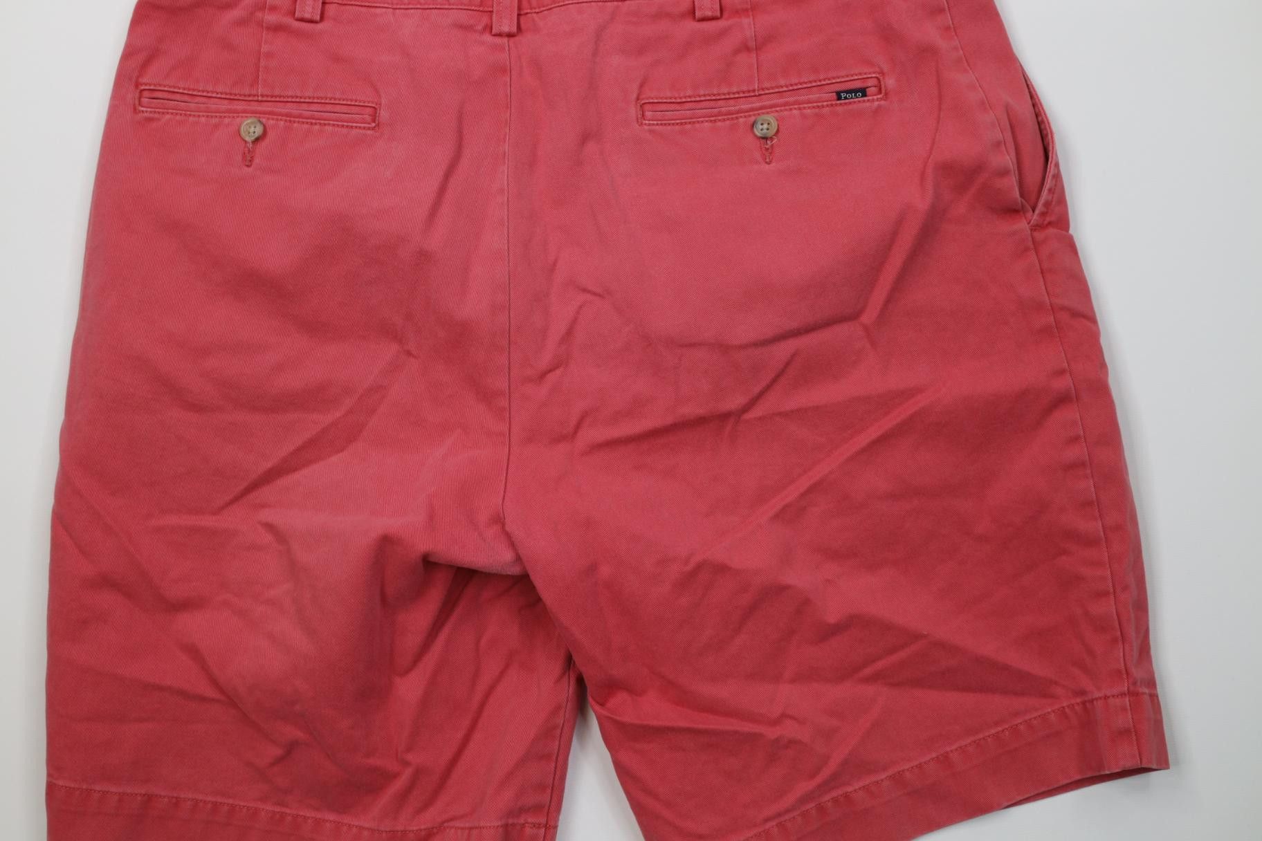 Polo Ralph Lauren Vintage Y2K Ralph Lauren Above Knee Chino Golf Shorts Red Size US 36 / EU 52 - 12 Thumbnail