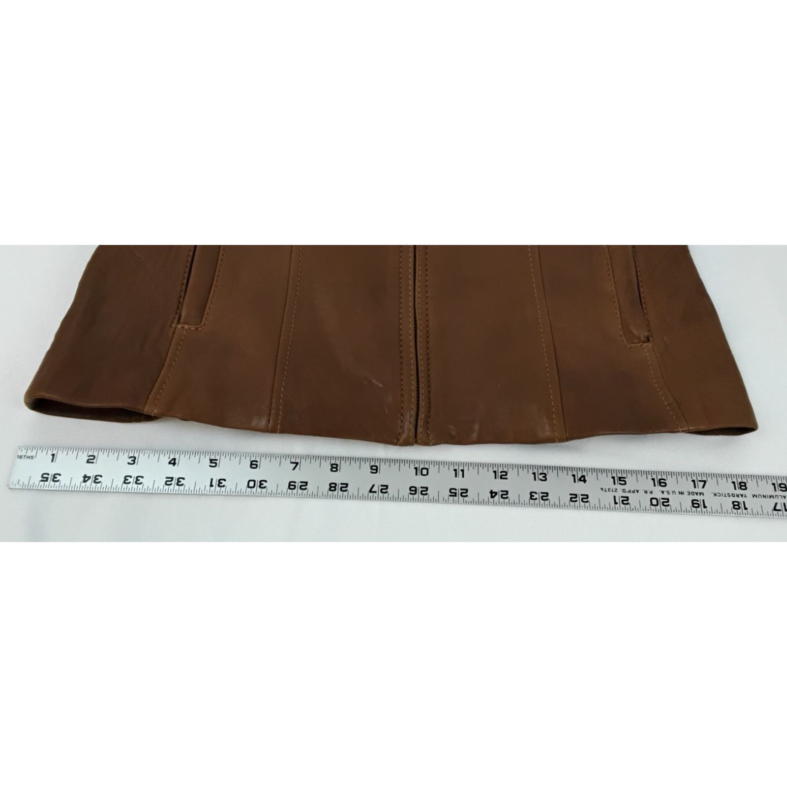 Andrew Marc Andrew Marc New York Lambskin Leather Jacket Women XS Brown Size XS / US 0-2 / IT 36-38 - 20 Thumbnail