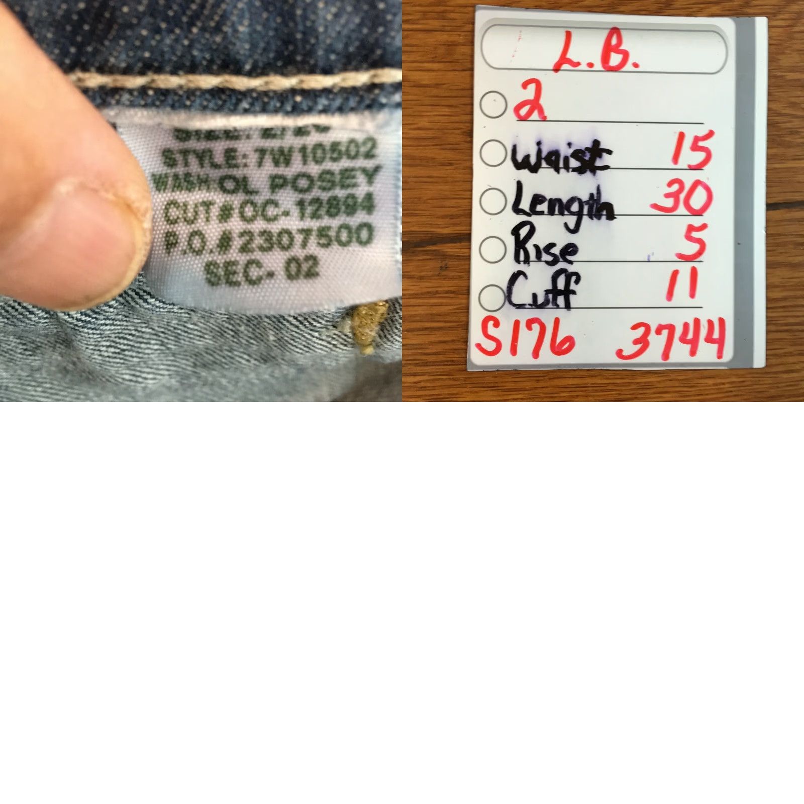 Lucky Brand VINTAGE Lucky Brand Womens Jeans Bootcut Regular Size 30 X30 Dark Blue Cotton Stretch Classic Size 30" / US 8 / IT 44 - 8 Thumbnail