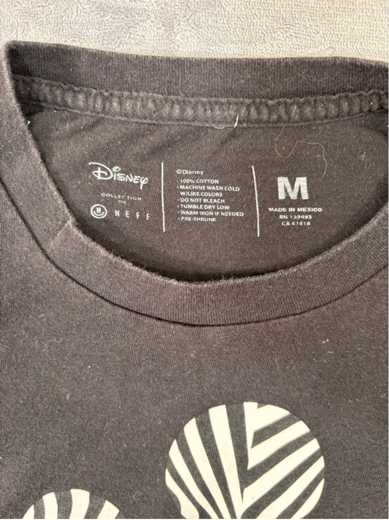 NEFF Men's Neff Mickey Mouse T-Shirt, Size M, Black and White Size US M / EU 48-50 / 2 - 8 Thumbnail