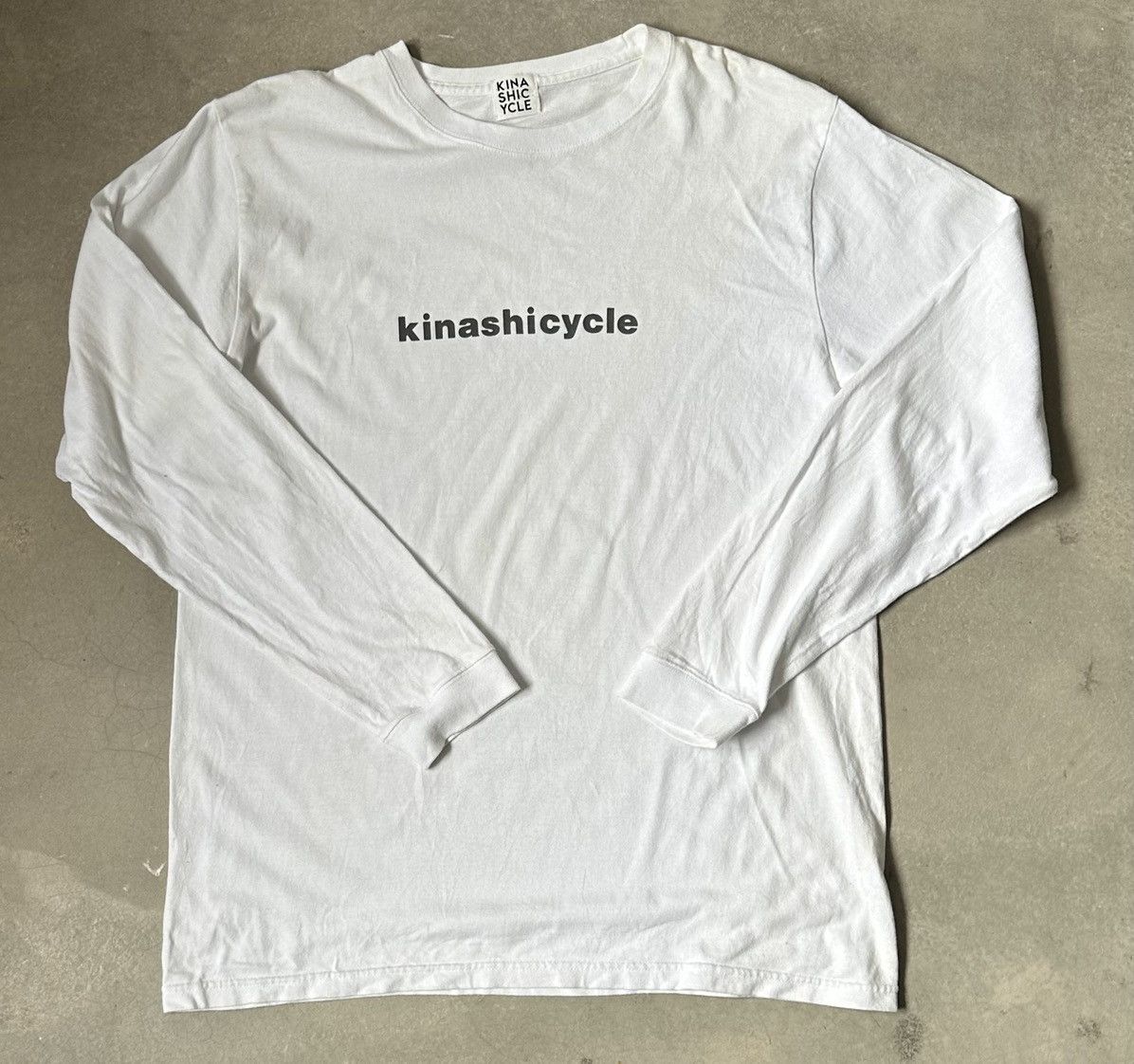 Japanese Brand KINASHICYCLE CYCLE LONG SLEEVE TEE Size US M / EU 48-50 / 2 - 1 Thumbnail