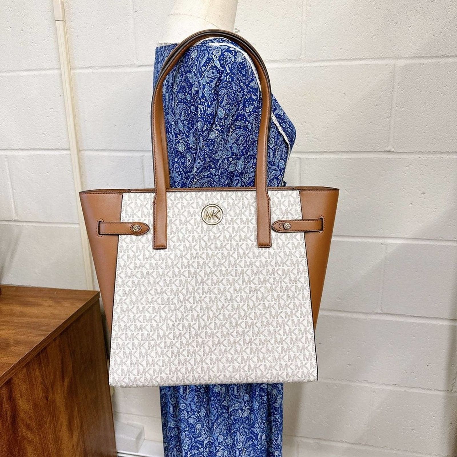 Michael Kors Michael Kors 35S2GNMT3B Tote Bag IN Beige Size ONE SIZE - 1 Thumbnail