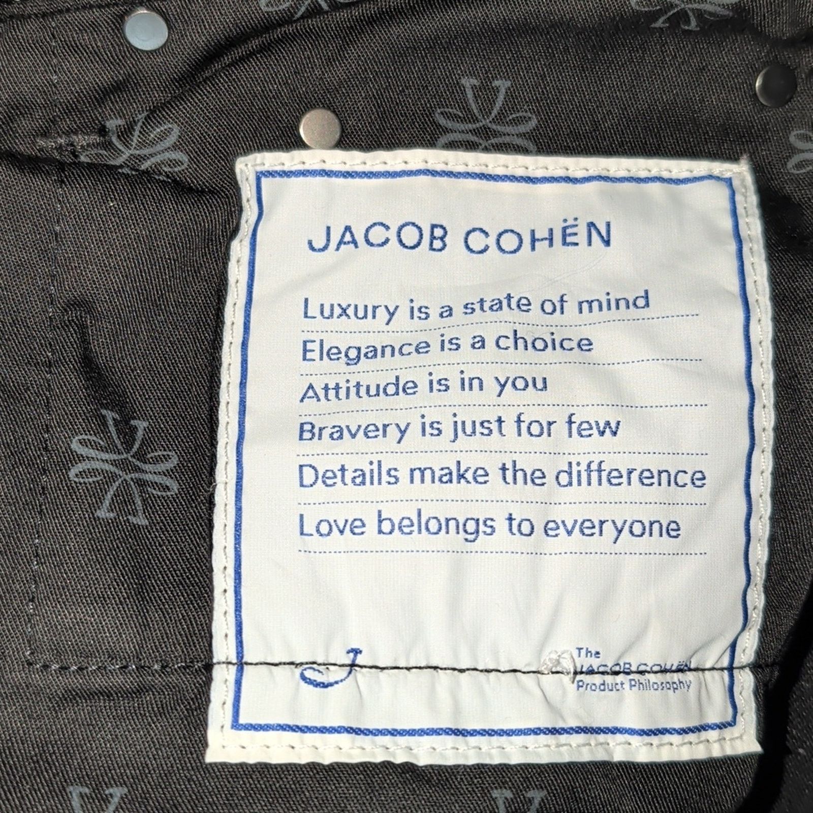 Jacob Cohen Jacob Cohen Midnight Black Slim Men Jeans Size 32 Size US 32 / EU 48 - 9 Thumbnail