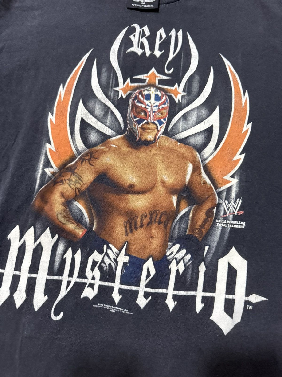 Vintage Vintage 00s WWE Rey Mysterio T-Shirt Size US M / EU 48-50 / 2 - 4 Thumbnail