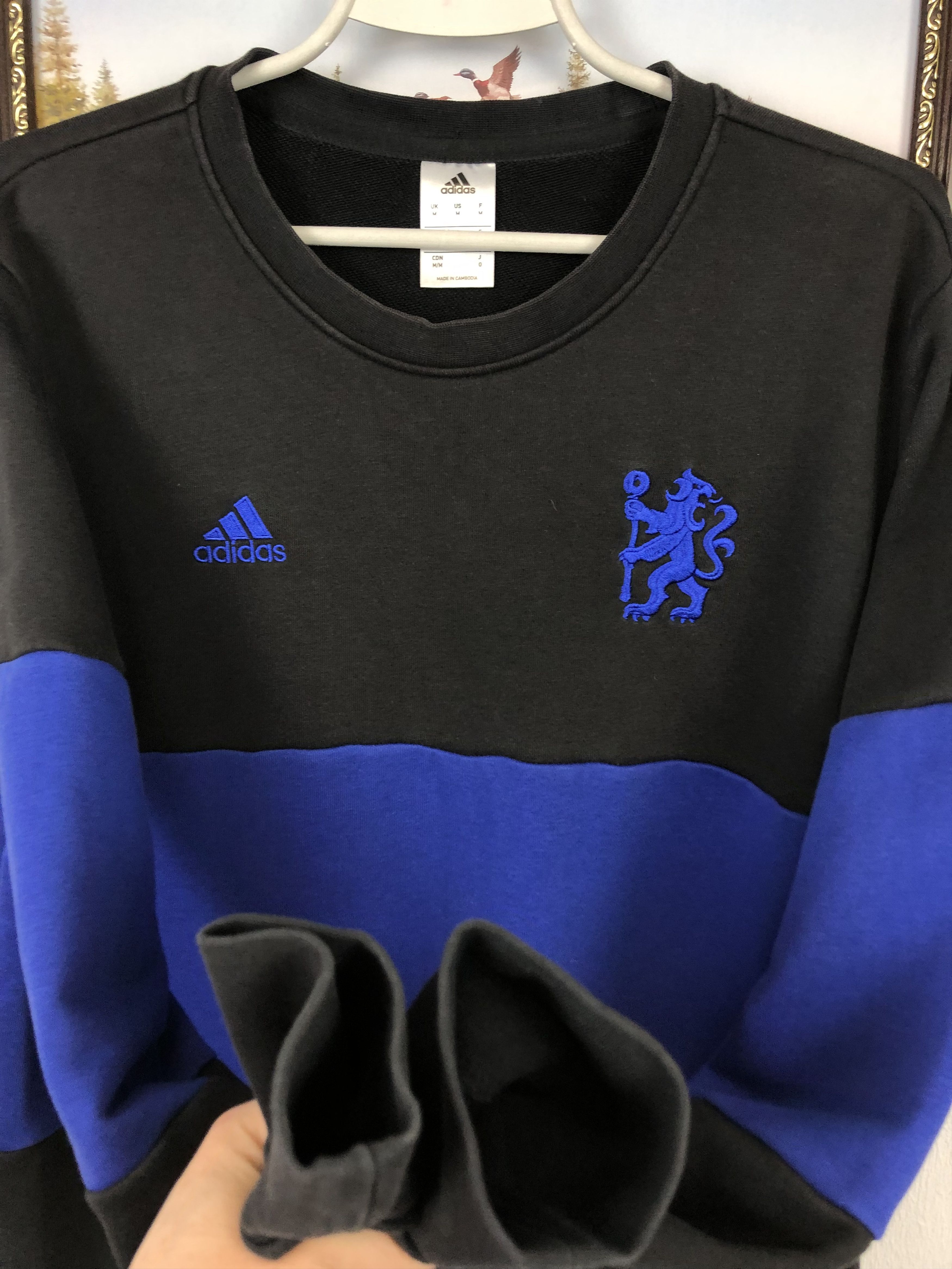 Adidas Adidas Chelsea Football Sweatshirt Soccer Rare Blues Size US M / EU 48-50 / 2 - 6 Thumbnail