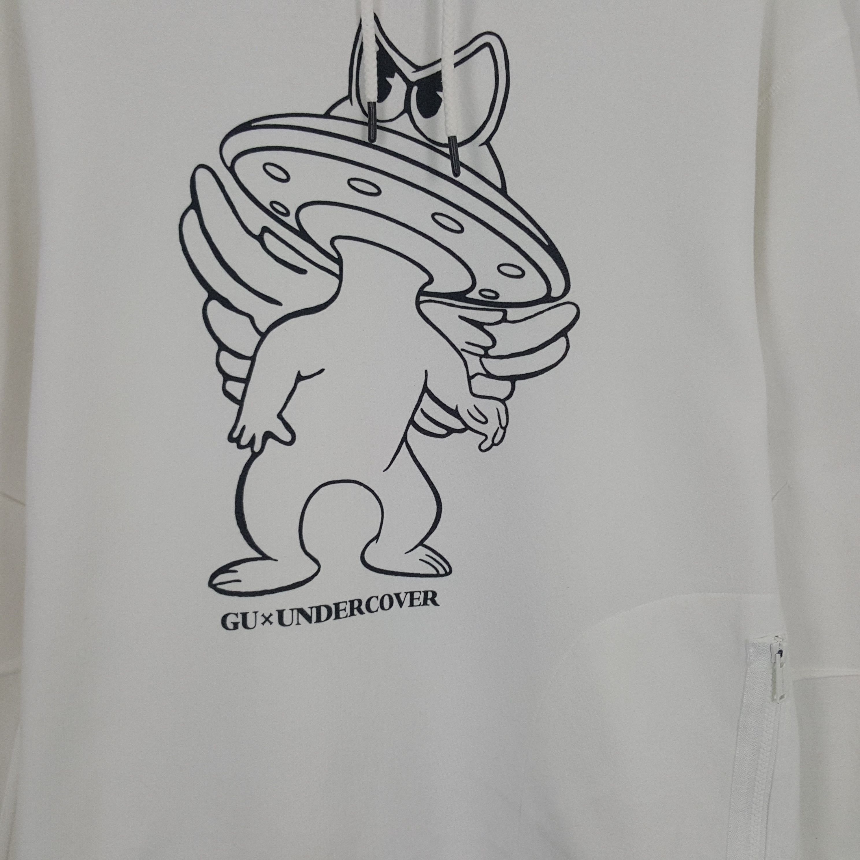 GU × Undercover × Vintage Vintage Gu X Undercover Custom Art U Sweatshirt Hoodies Size US L / EU 52-54 / 3 - 4 Thumbnail