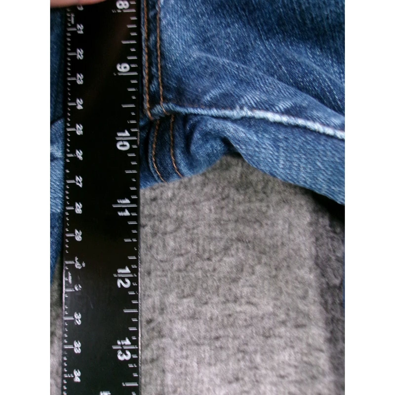 Levi's VINTAGE Levi's 505 Jeans Women 8 Blue Straight Regular Dark Wash Distressed 80s 90s Logo Cowboy Rock Western 5-Pocket Womens Size 30" / US 8 / IT 44 - 5 Thumbnail