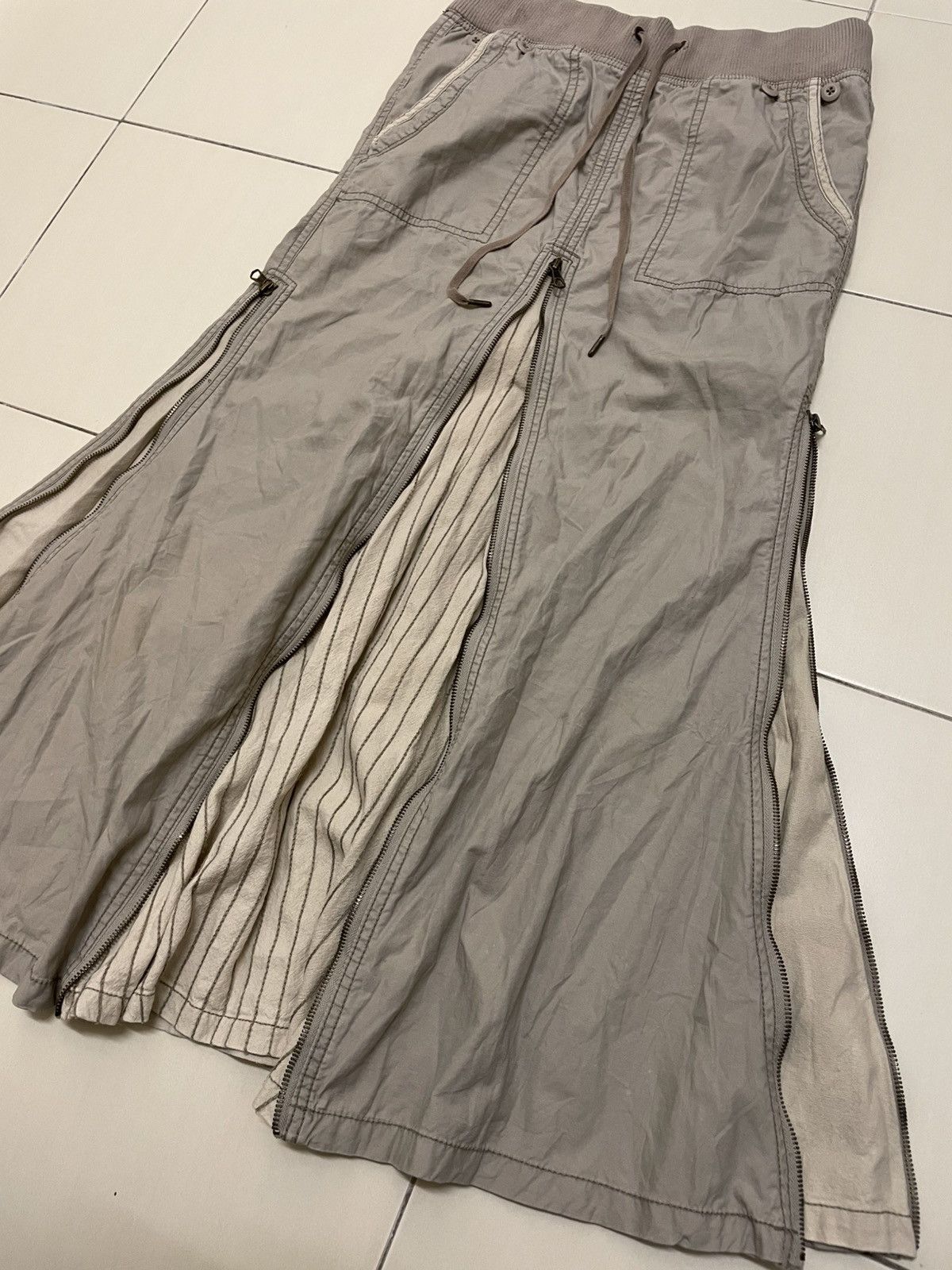 GOA G.O.A Zipper Flare Skirt Size 28" / US 6 / IT 42 - 6 Thumbnail