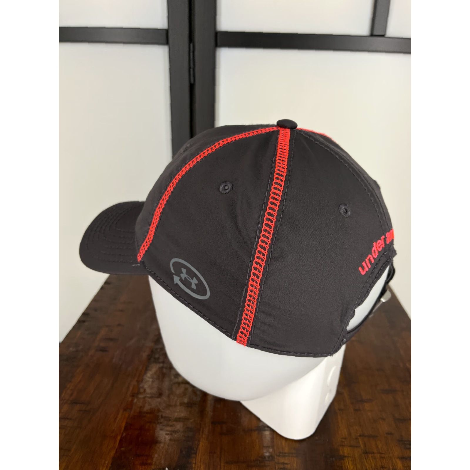 Under Armour Under Armour Hat Cap Strap Back Womens One Size Pink Gray Poly Spandex Blend Size ONE SIZE - 5 Thumbnail
