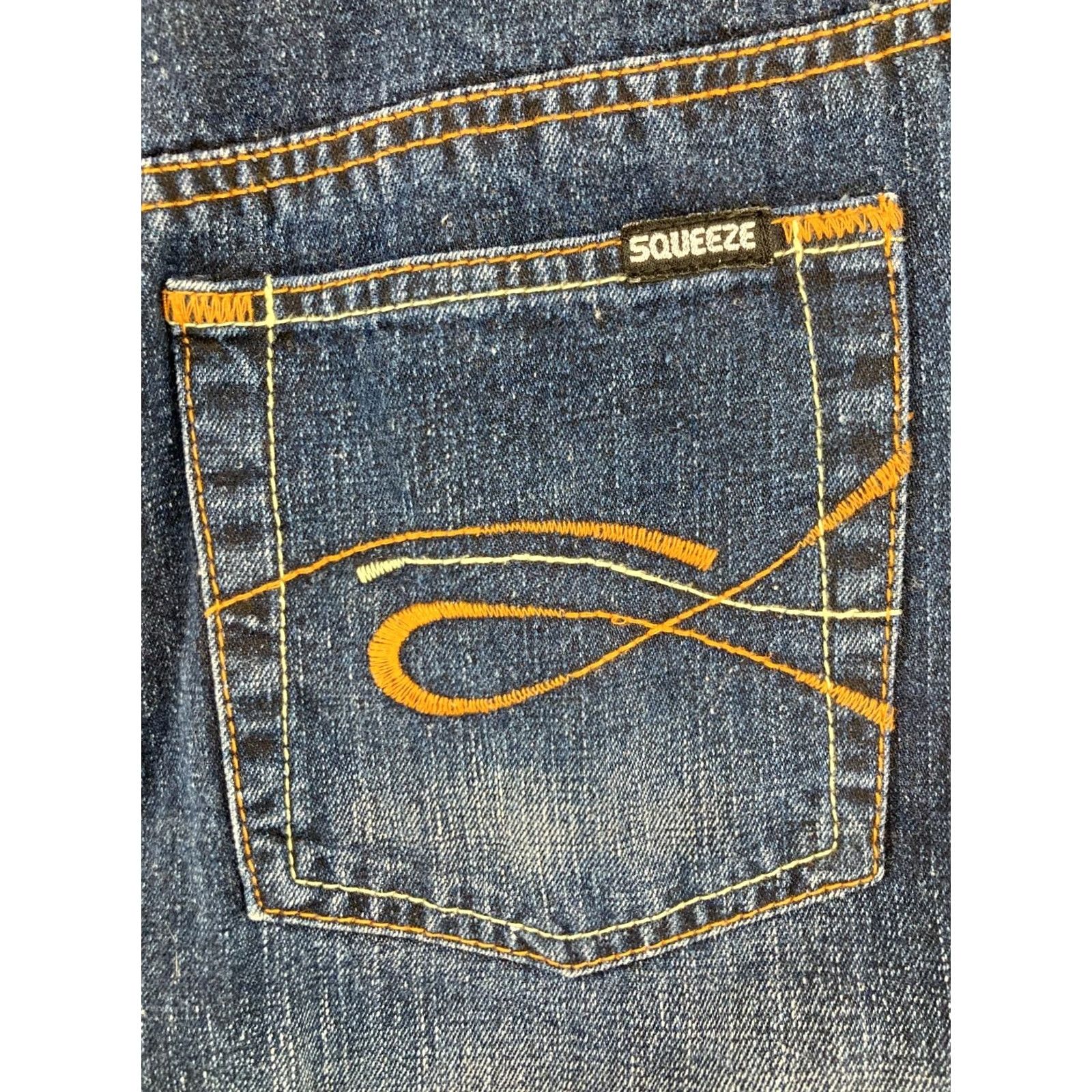 Vintage Vintage Squeeze Jeans Denim Skirt 11 Mini Womens Size 32" / US 10 / IT 46 - 7 Thumbnail