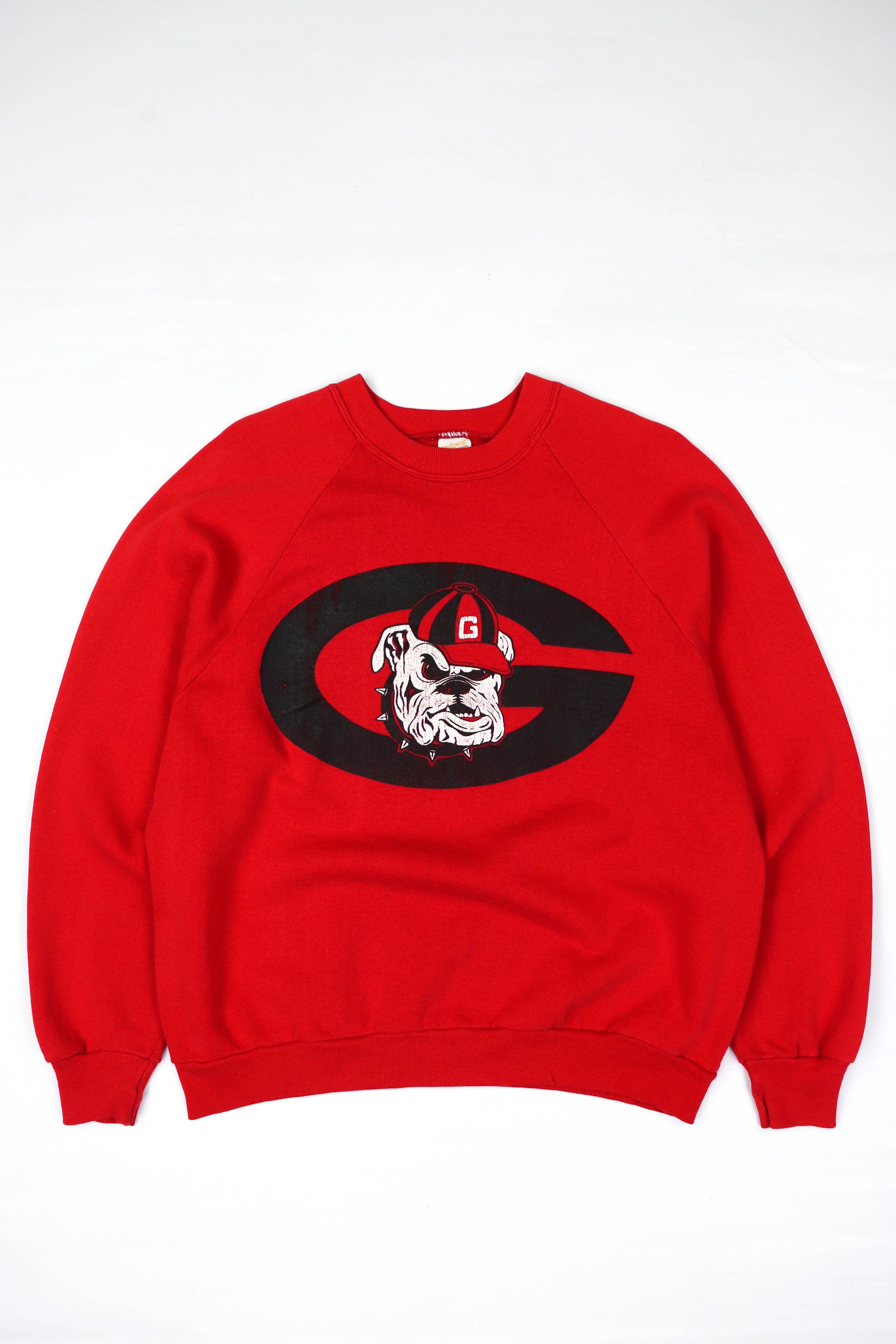 Georgia Bulldogs Vintage Made in USA Crewneck Sweatshirt