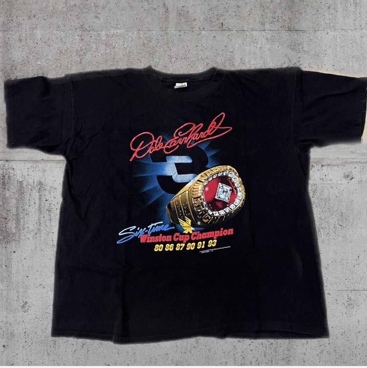 VINTAGE NASCAR DALE EARNHARDT RING T