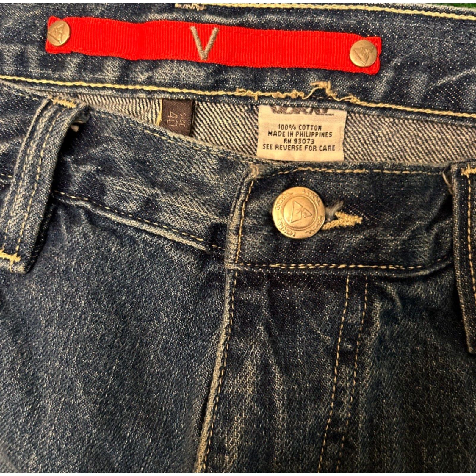 Vintage VINTAGE Vokal JNCO Baggy Hip Hop Skater Grunge Jeans Shorts Mens 40 Jorts Blue Dark Pockets Logo Size US 40 / EU 56 - 3 Thumbnail