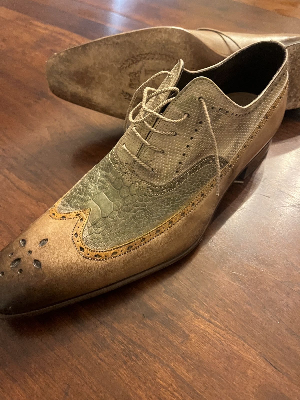 Other Harris Firenze calzolai Italian Brown Leather Men's shoes 8 Size US 8 / EU 41 - 1 Thumbnail