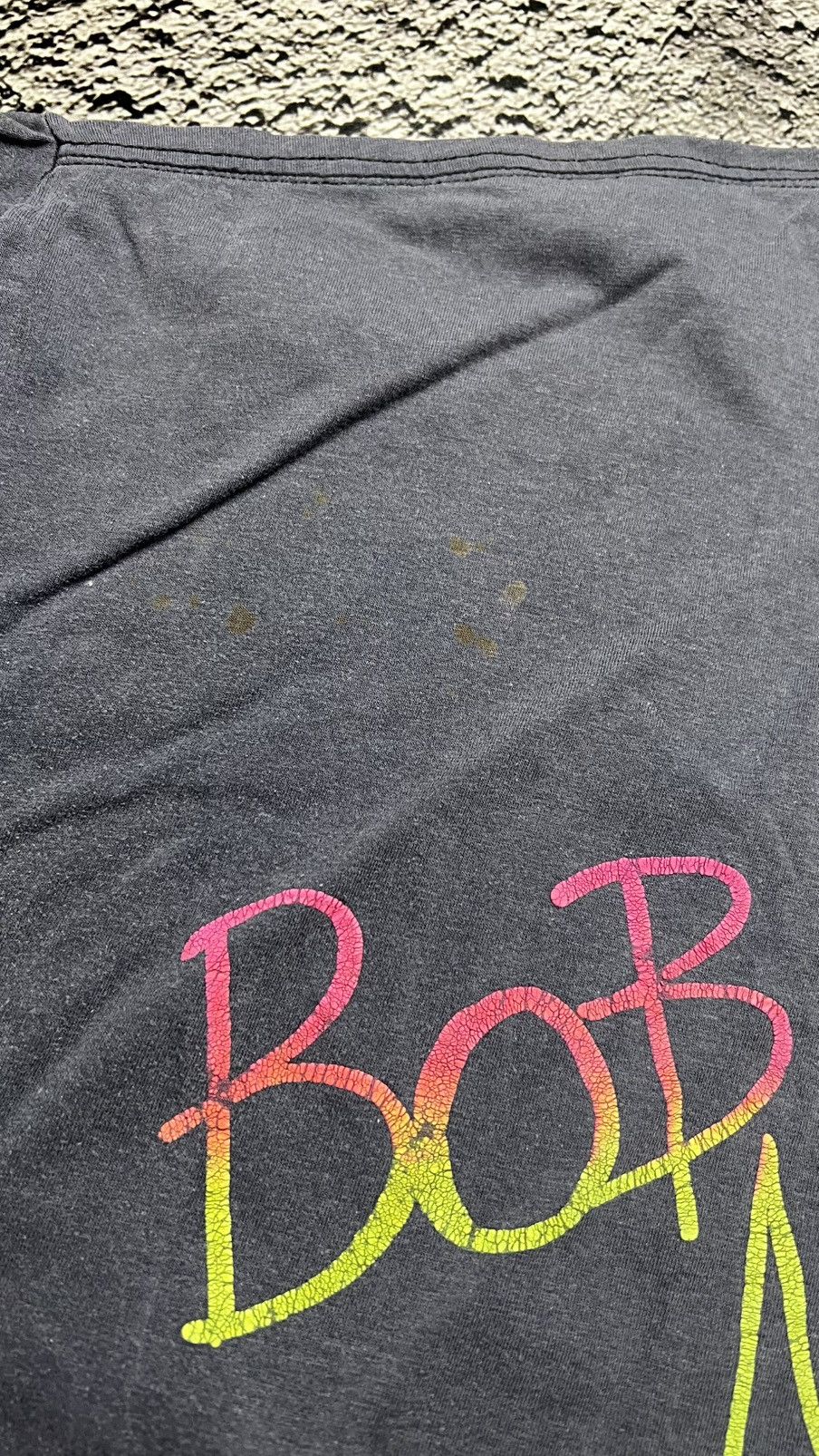 Band Tees VTG 90’s Bob Marley overprinted single stitch t shirt Size US XL / EU 56 / 4 - 7 Thumbnail