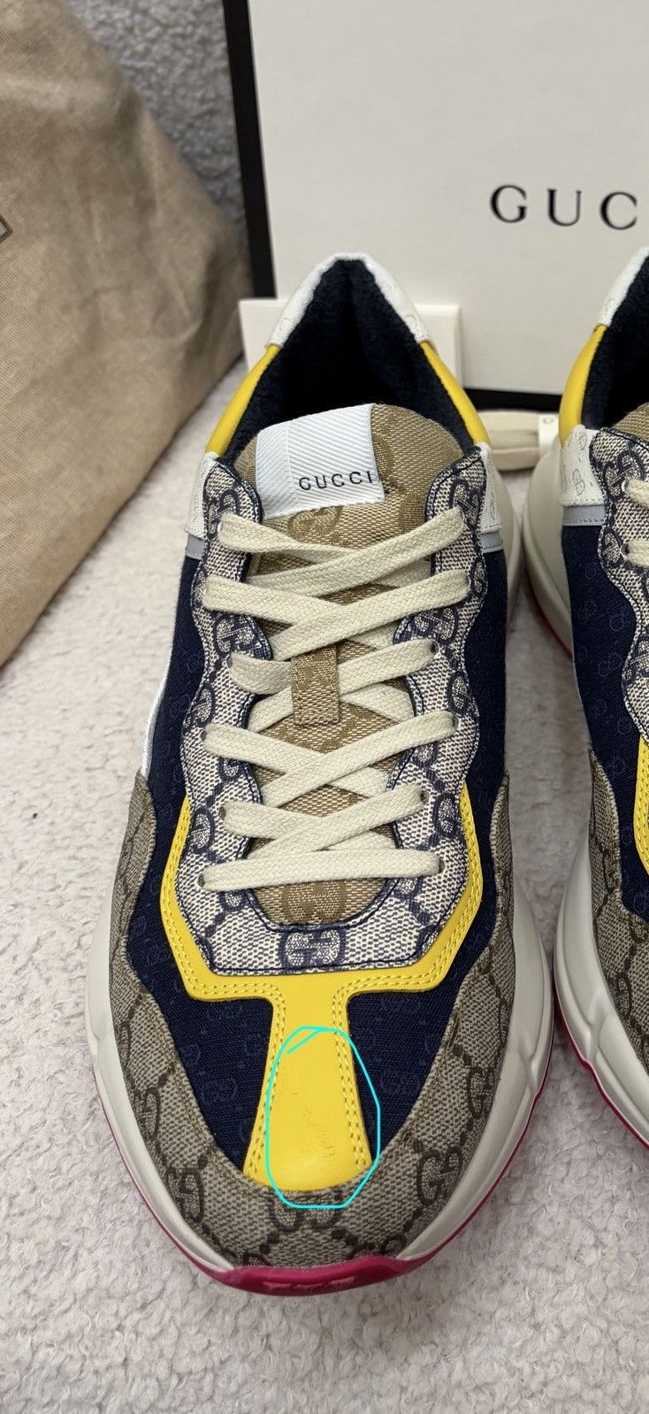 Gucci Gucci Men’s Sneakers Size US 8.5 / EU 41-42 - 11 Thumbnail