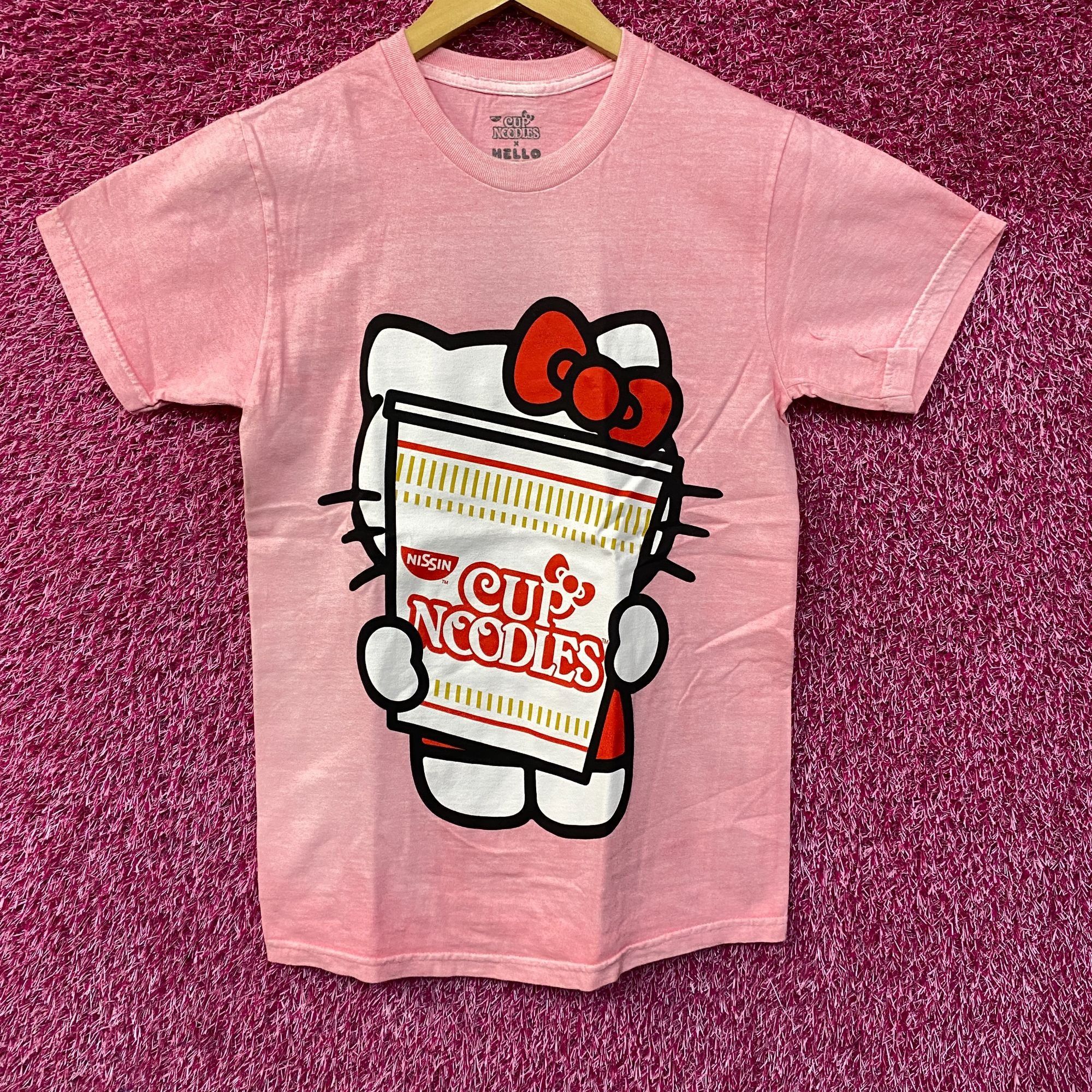 Other Sanrio Hello Kitty x Nissin Cup Noodles Pink T-Shirt Small Size US S / EU 44-46 / 1 - 1 Thumbnail