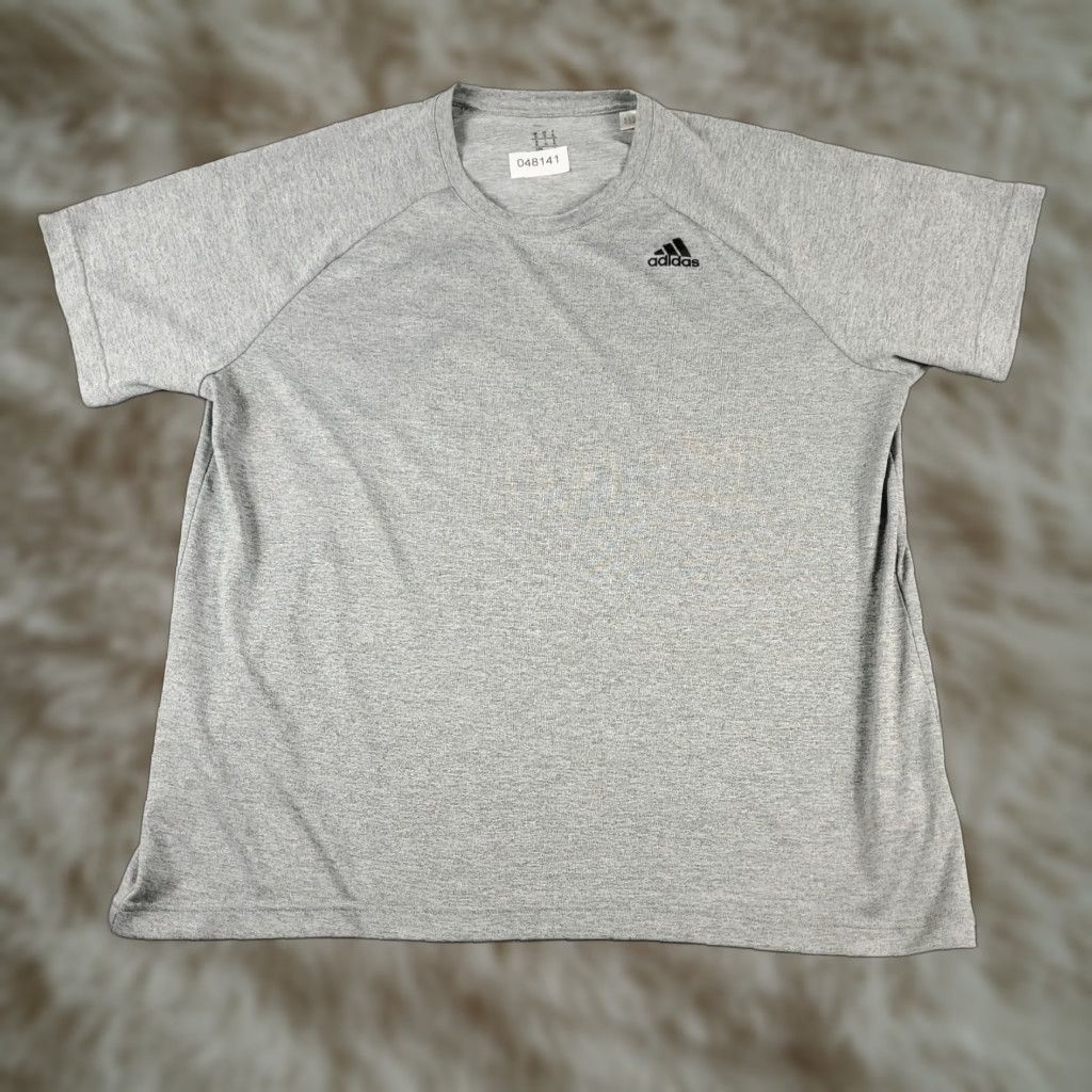 Adidas Adidas T Shirt Mens XL Gray Short Sleeve Crew Neck Pullover Logo Activewear Casual Sports XL Men Gps Size US XL / EU 56 / 4 - 1 Thumbnail