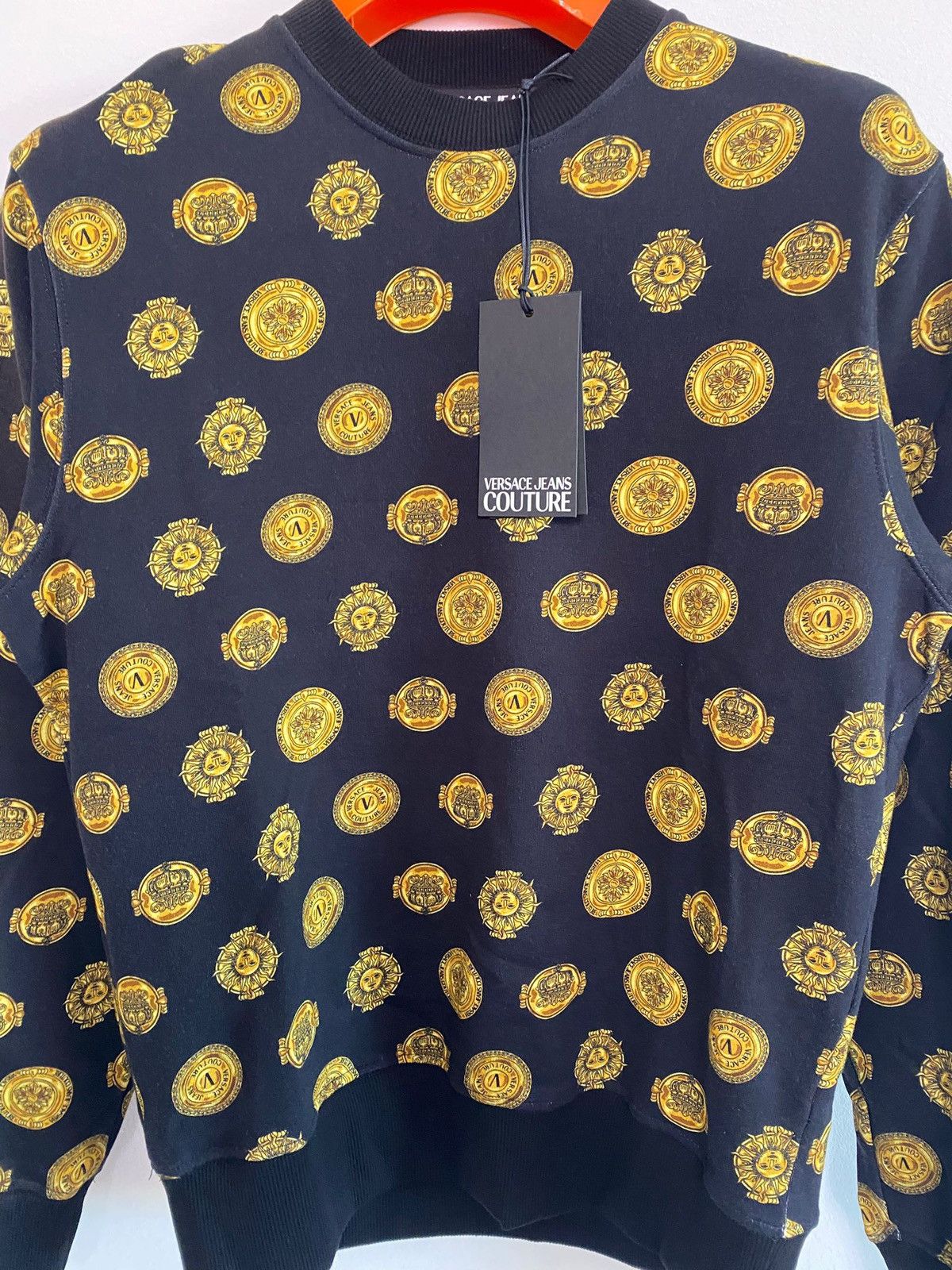 Versace Jeans Couture Versace Jeans Culture Sweatshirt Contr Garland size S black, Size US S / EU 44-46 / 1 - 3 Thumbnail
